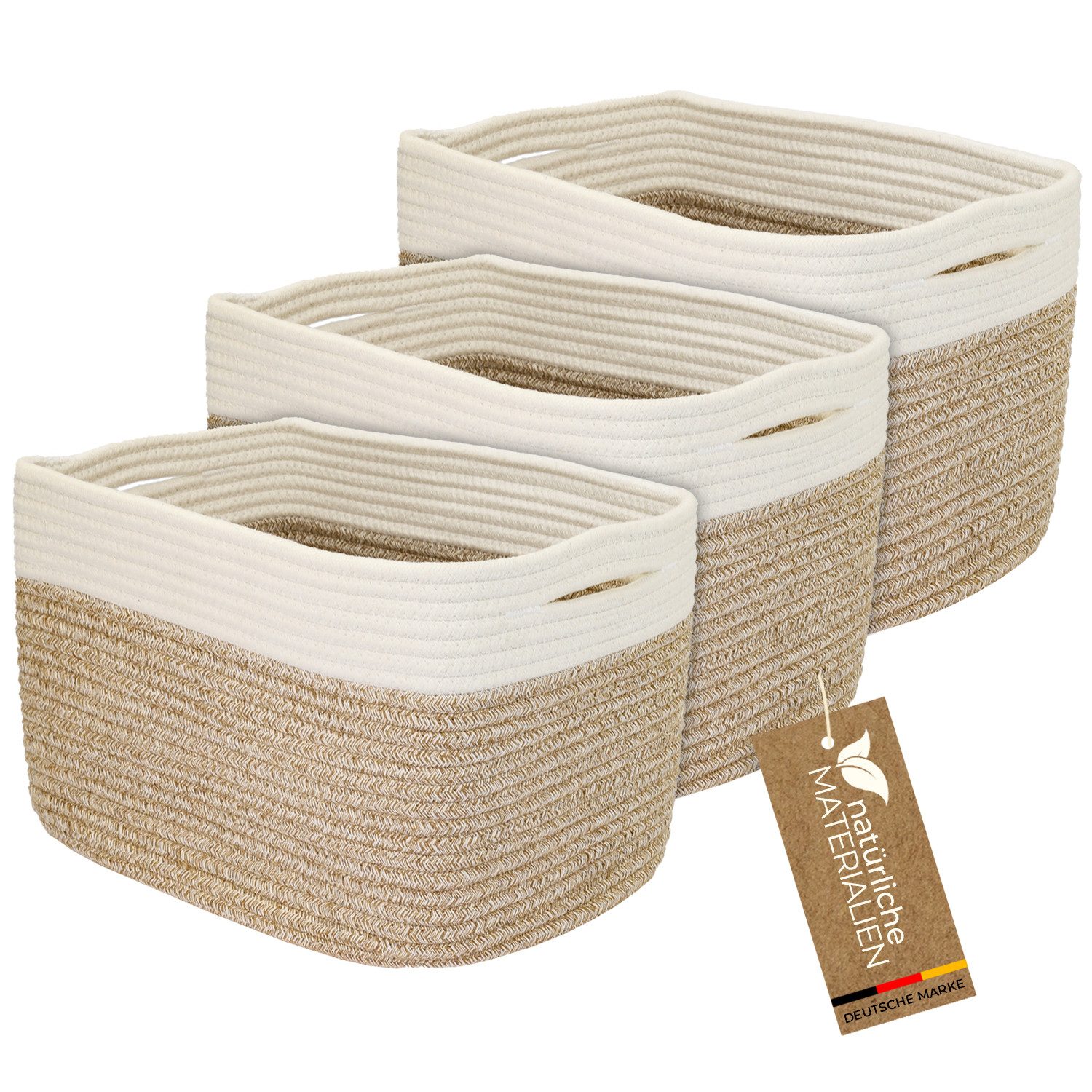 HMF Aufbewahrungskorb Aufbewahrungskorb mit versteckten Griffen, für Kallax günstig online kaufen