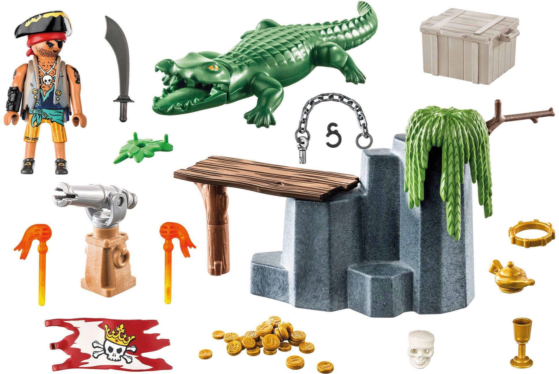 Playmobil® Pirat mit Alligator (71473), Pirates günstig online kaufen