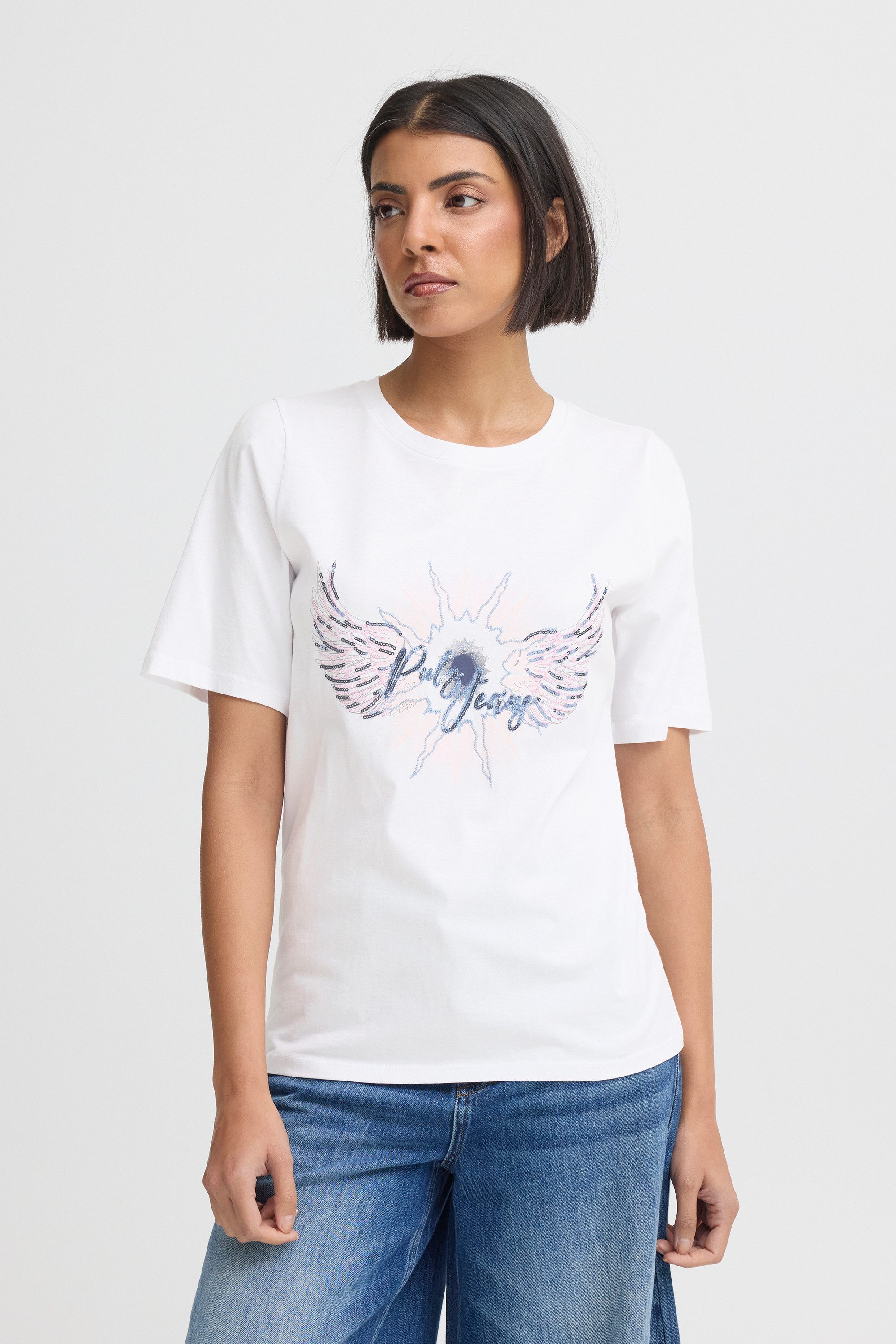 Pulz Jeans T-Shirt Kurzarm-Bluse PZBETHANY