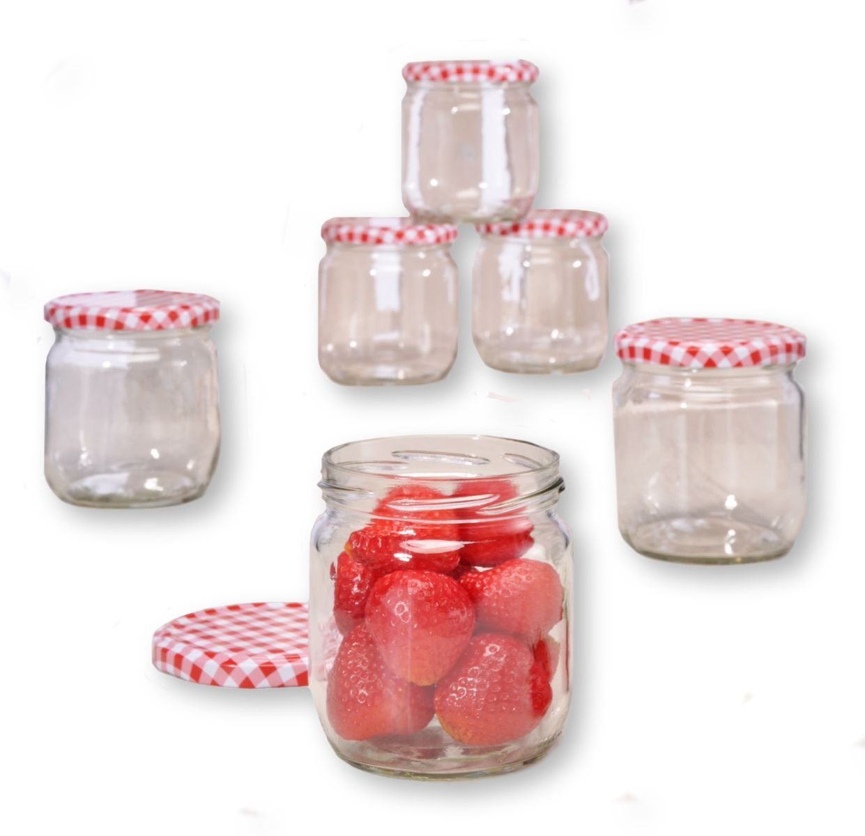 bonsport Einmachglas 6er-Set Einmachglas, Glas, Metall, (6-tlg). € 6,99