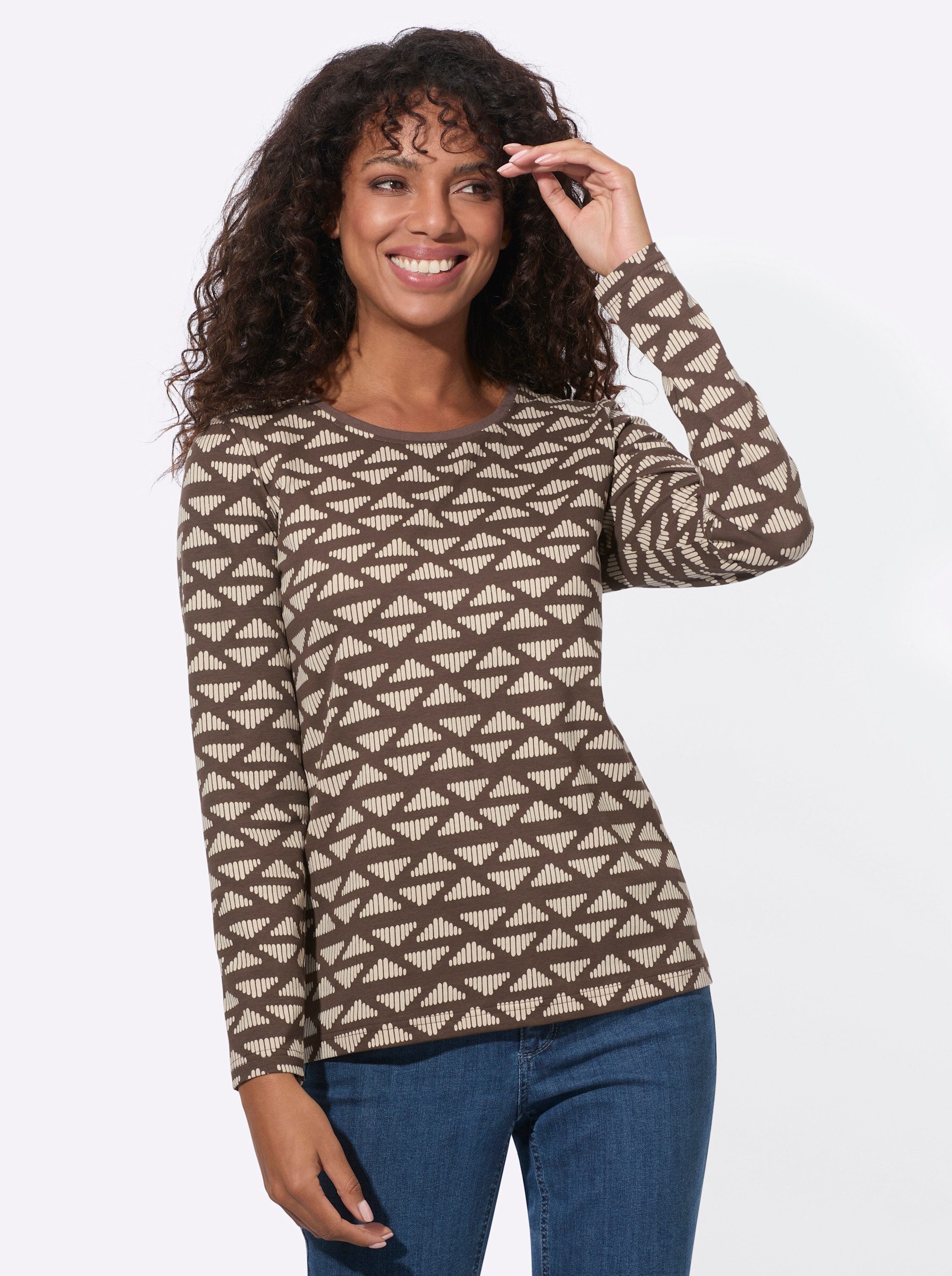 T-Shirt Langarm-Shirt Langarm