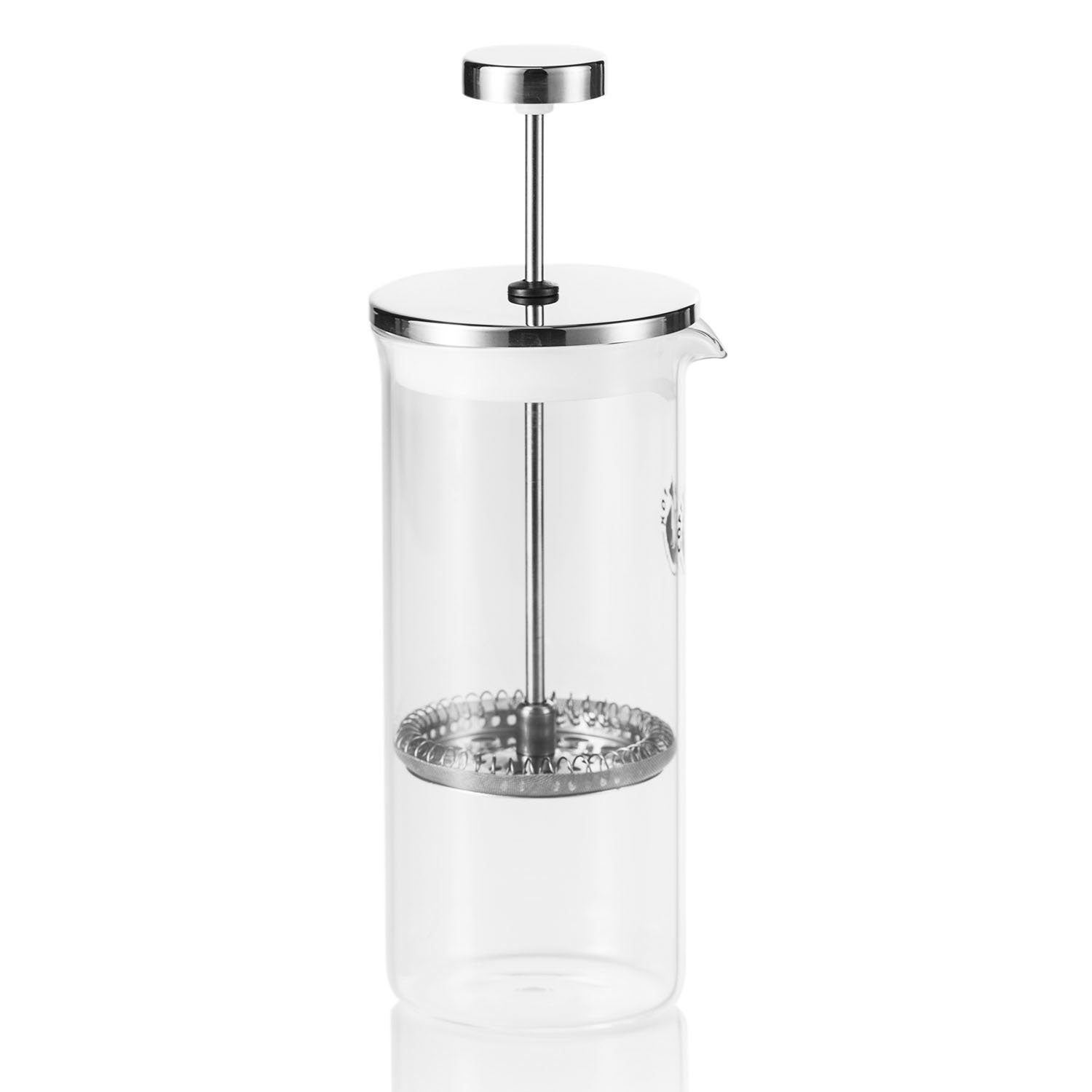 Coffee Fox Milchaufschäumer Coffee Fox Milchaufschäumer aus Glas – French Press 450 ml Milchschaum, French Press Milchschaum 450 ml