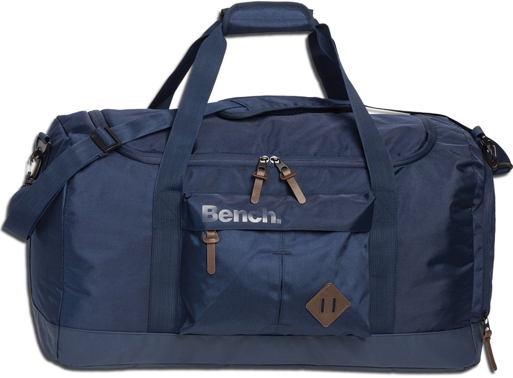 Bench. Reisetasche Bench Reisetasche Sporttasche Damen, (Sporttasche), Herren, Textilnylon Nylon Jugend Tasche dunkelblau strapazierfähiges