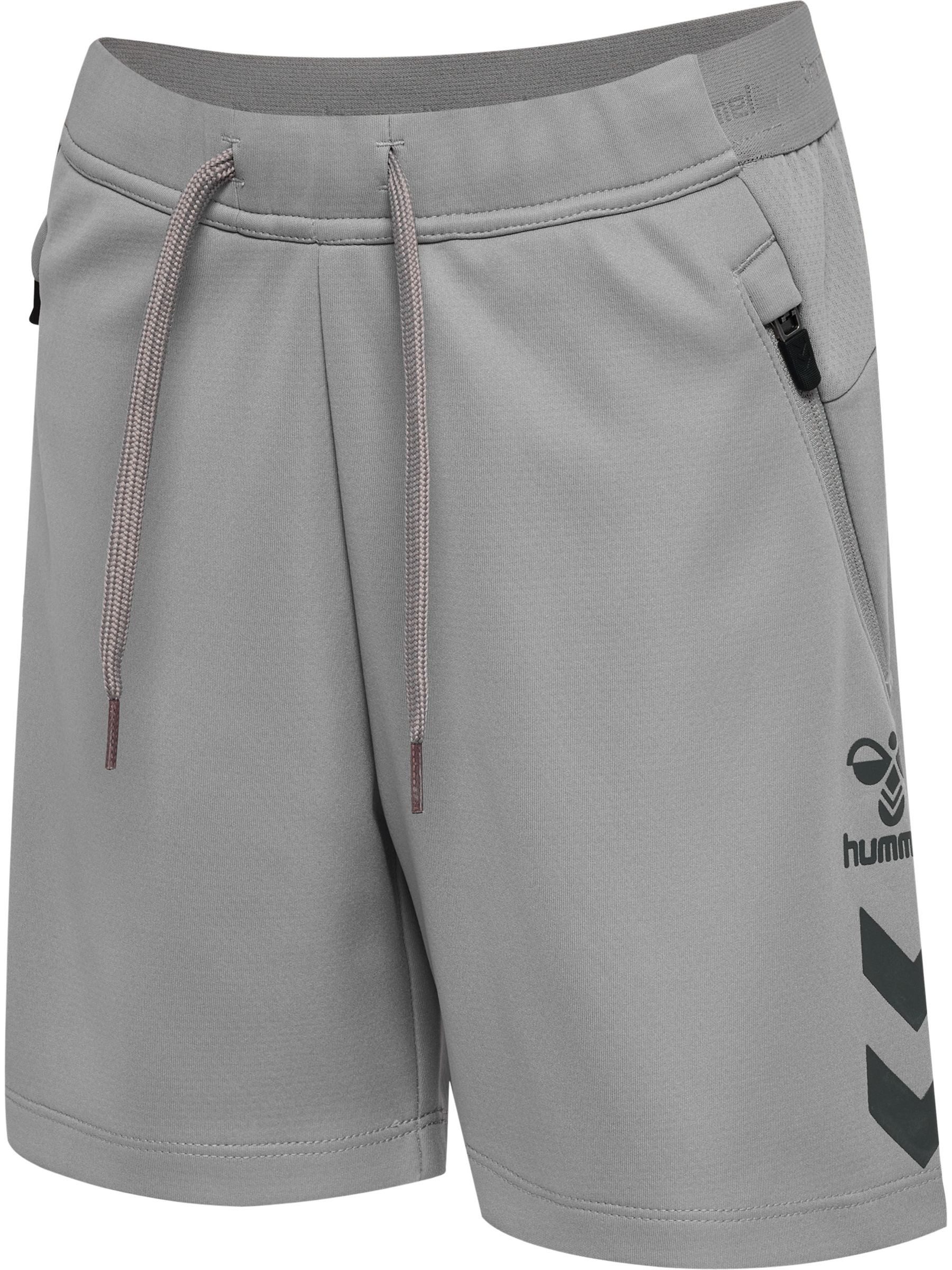 hummel Shorts Sportlicher Look Kordelzug Logo Print Reißtasche Bund (1-tlg) hmlCIMA 2.0 SHORTS KIDS