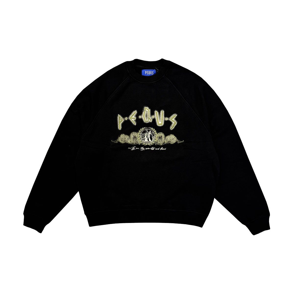 PEQUS Sweater Ancient Chalk Painting hochwertiger und langlebiger Siebdruck