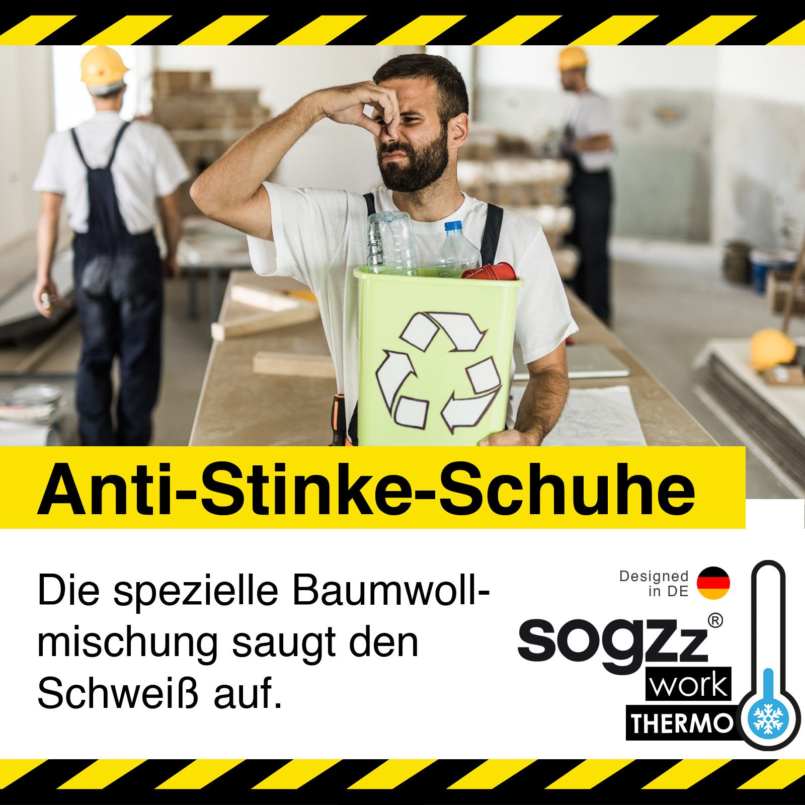 sogzz Arbeitssocken WORK THERMO Winter Herren, 10-20 Paar, Wintersocken Arbeit Socken (WORK THERMO, 10-Paar)