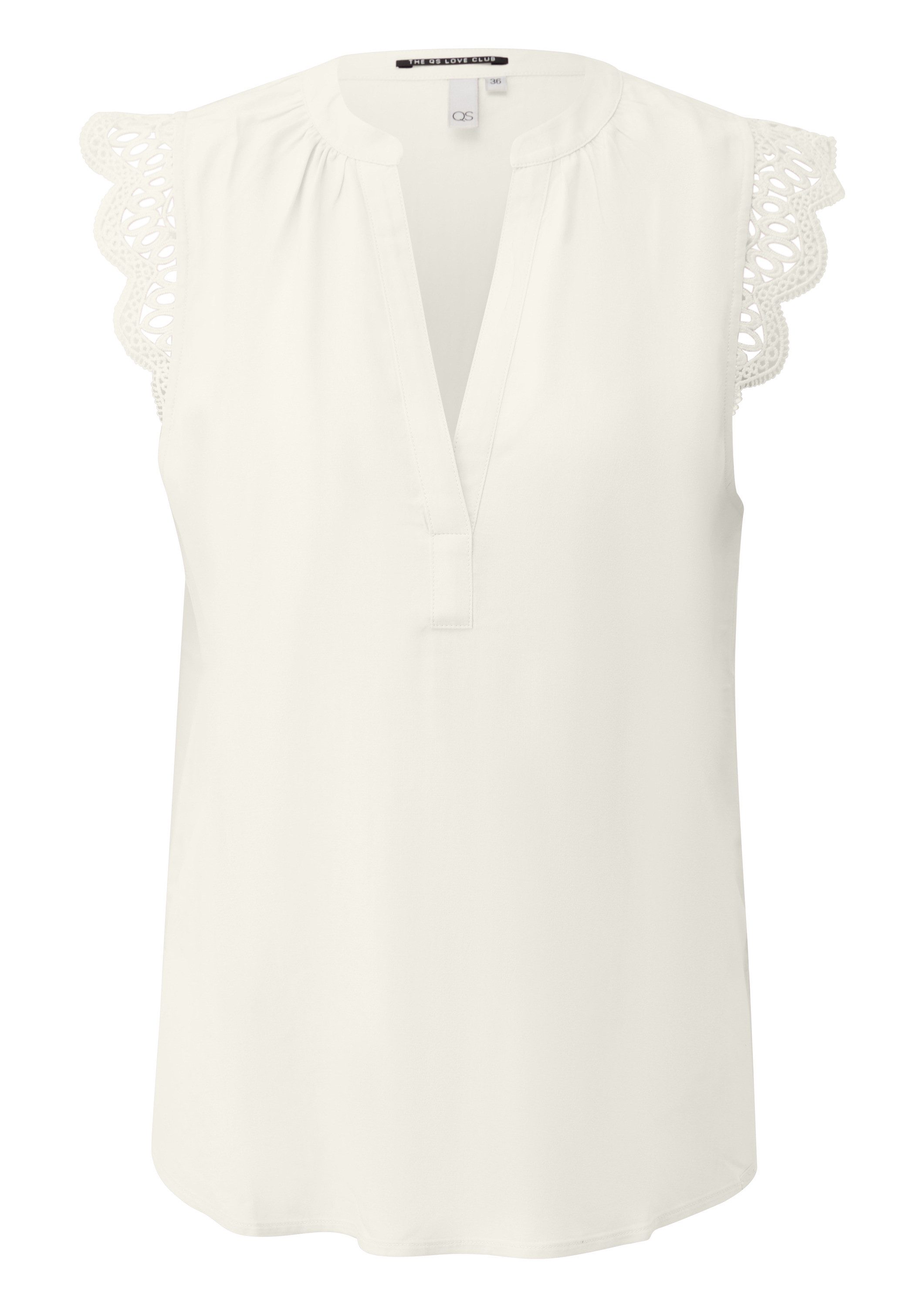 QS Blusentop Bluse Blusentop aus Viskose günstig online kaufen