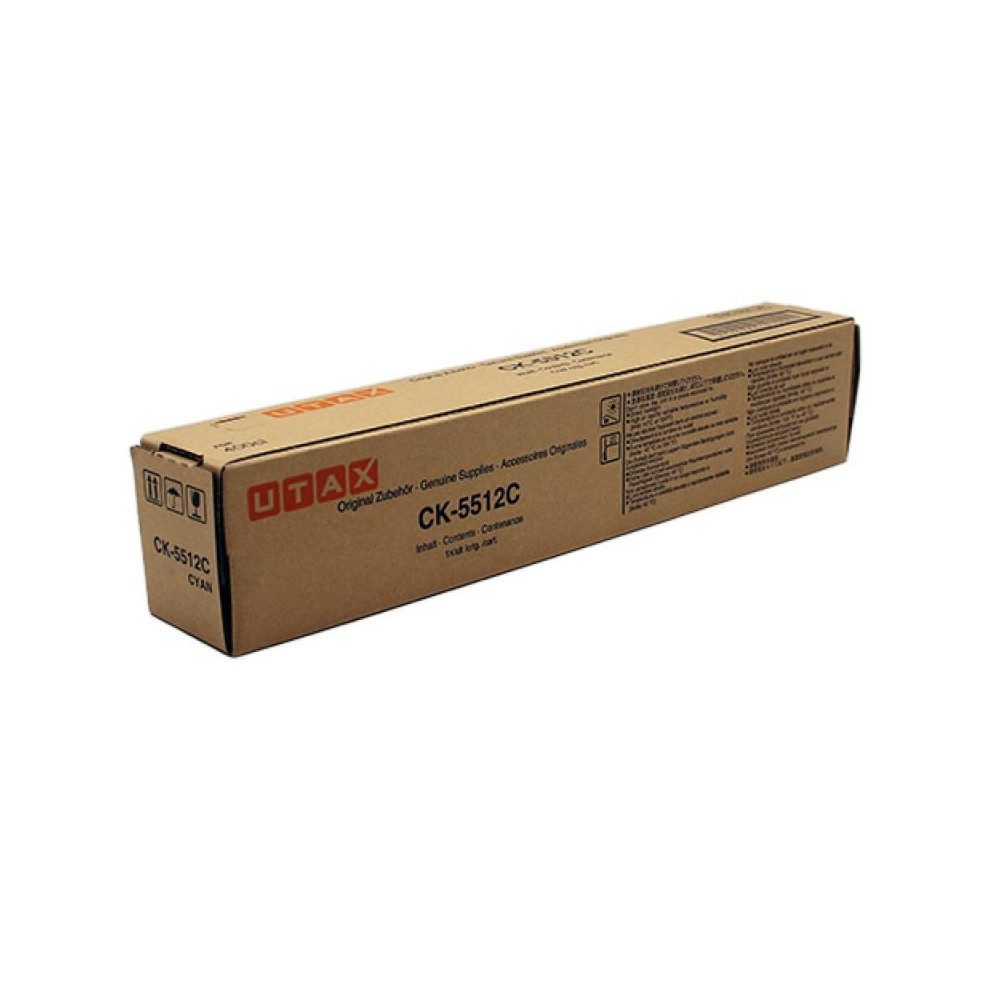 UTAX Tonerkartusche Utax Toner CK-5512C Cyan - Original Zubehör, (Original Utax Toner CK-5512C, Druckfarbe: Cyan), Original Utax Toner CK-5512C