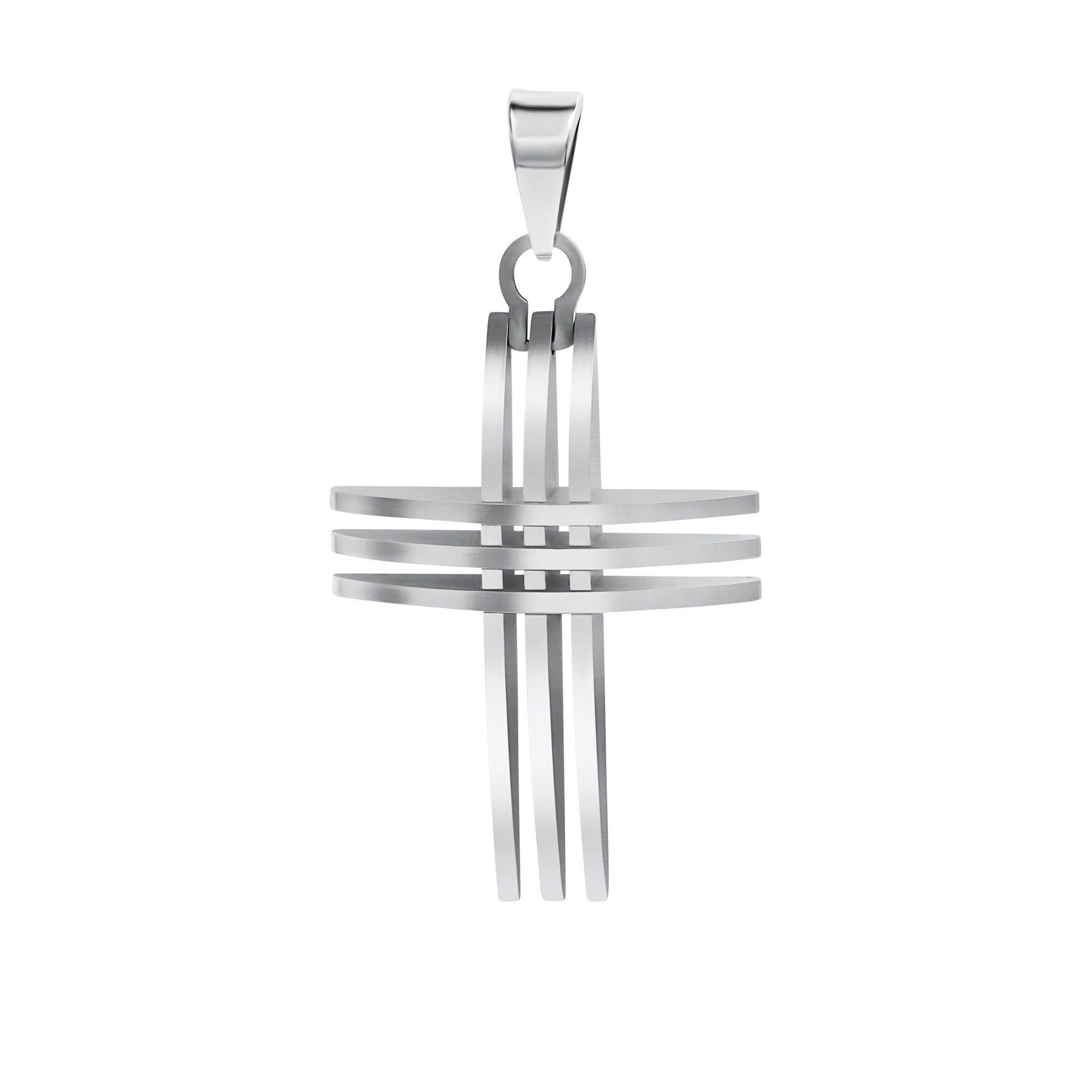 Vivance Kettenanhänger Edelstahl Motiv Kreuz günstig online kaufen