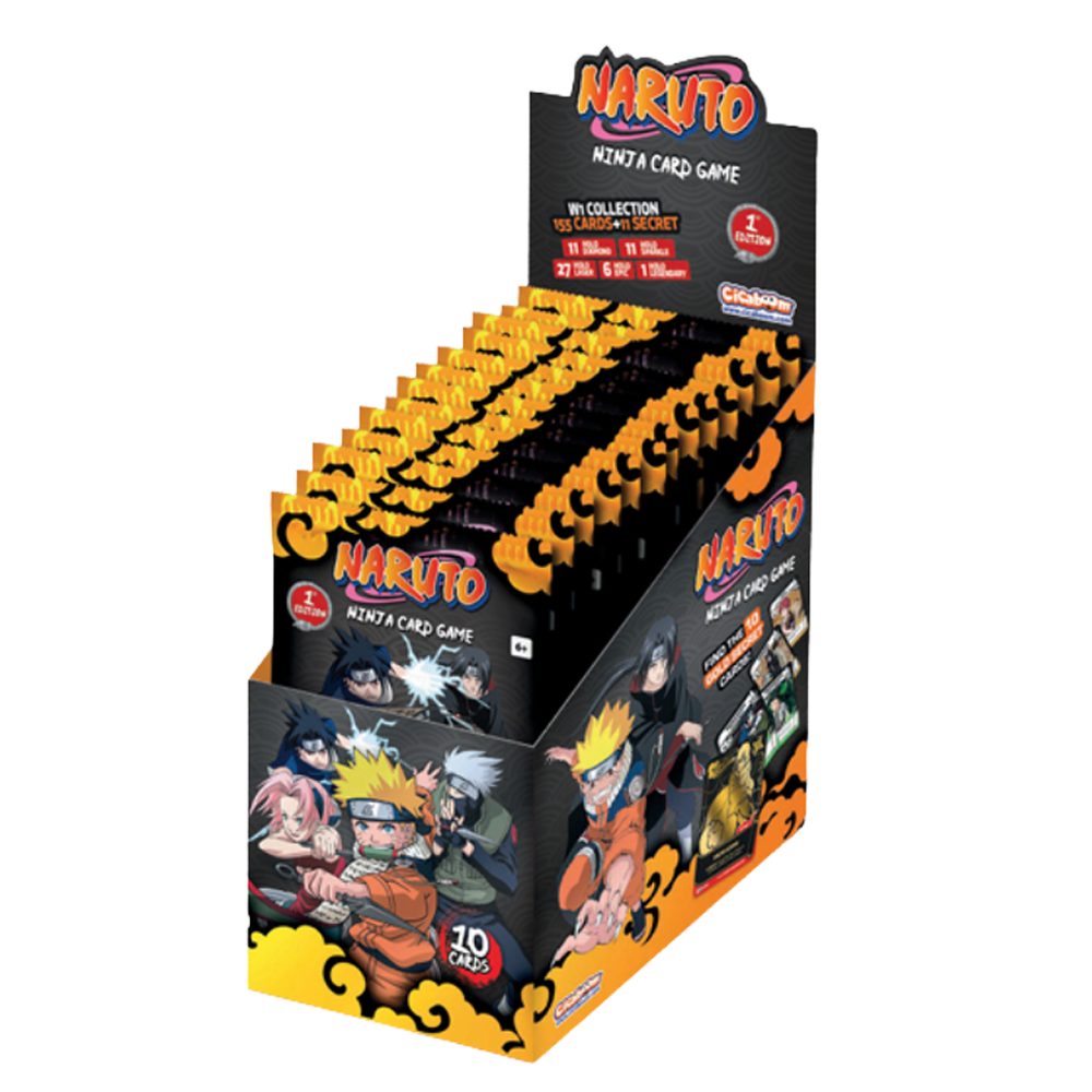 Naruto Sammelkarte Naruto TCG Konoha Shido First Set Display Englisch