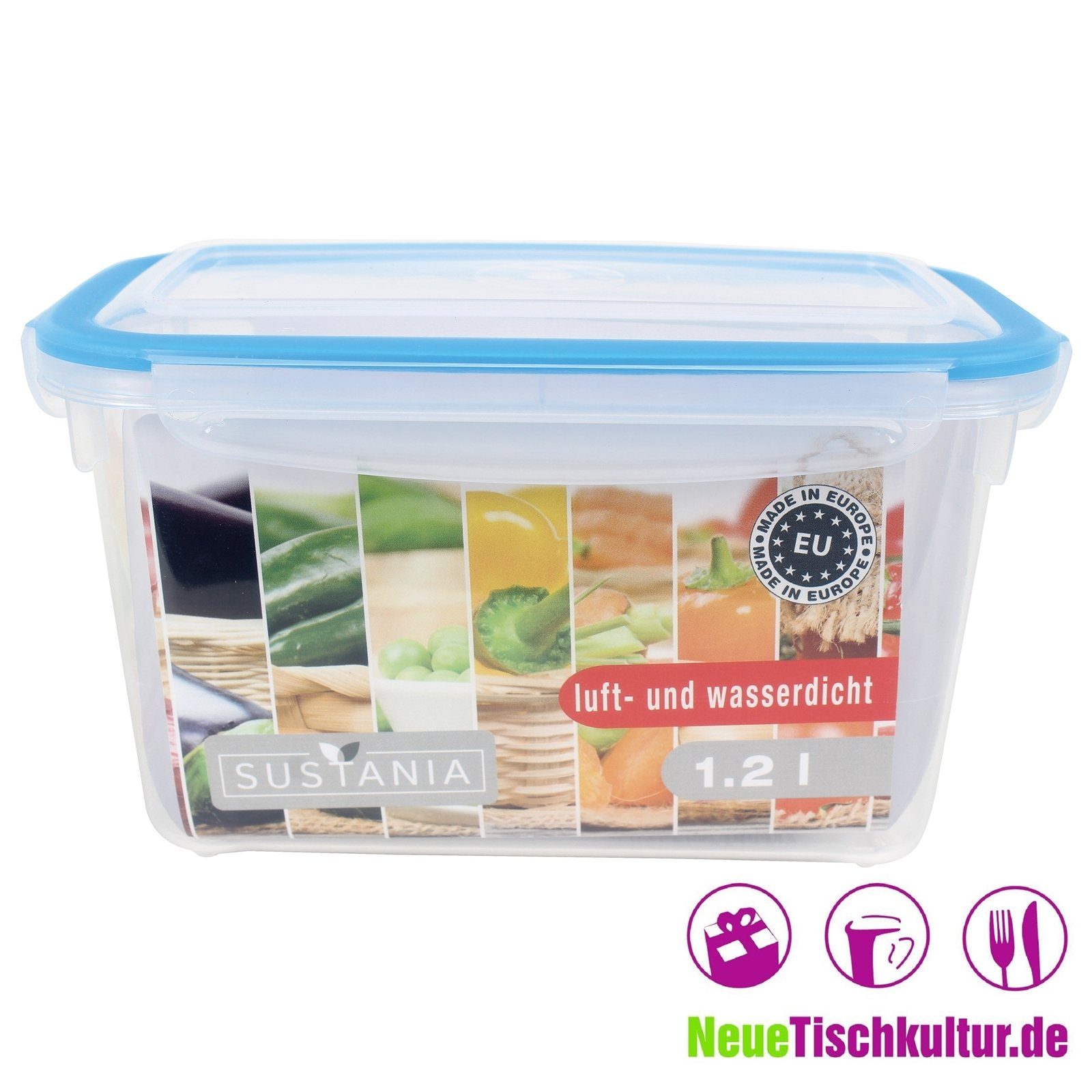 Frischhaltedose 1,2 Frischhaltedose Kunststoff Neuetischkultur Sustania,