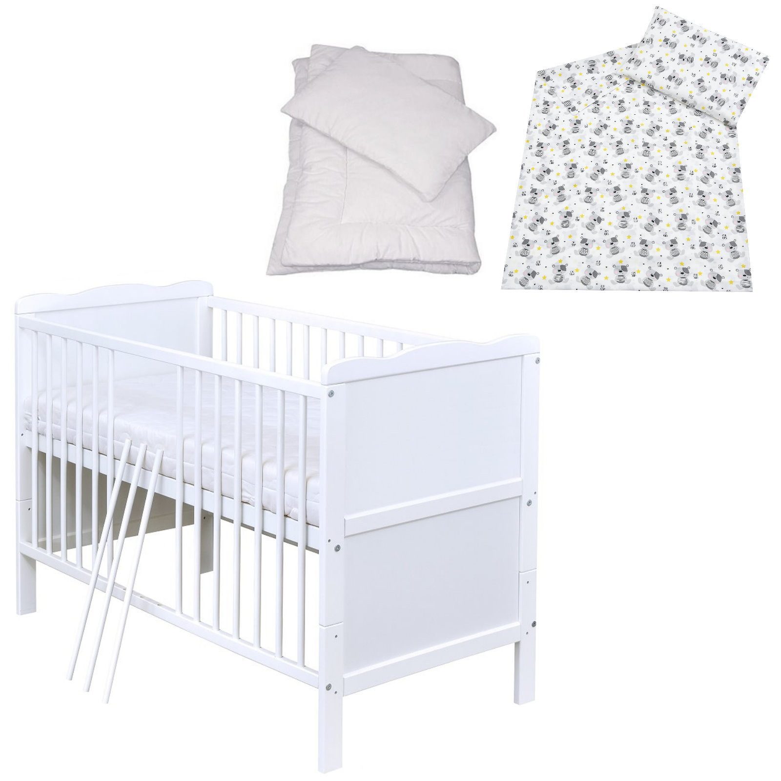 Baby-Delux Komplettbett Babybett Max Komplettset, 8-tlg., günstig online kaufen