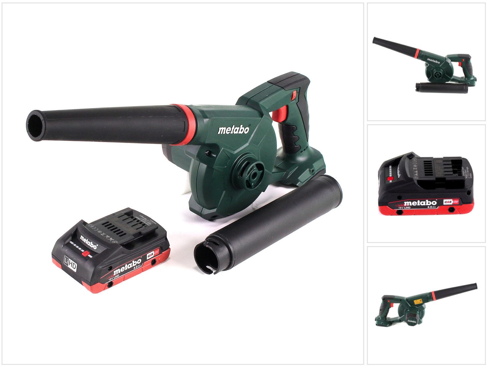 metabo Akku-Laubbläser AG 18 Akku Gebläse 18 V + 1x LiHD Akku 4,0 Ah - ohne Ladegerät