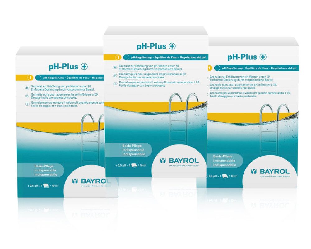 Poolpflege Bayrol Set 3 x pH-Plus á 1,5 kg