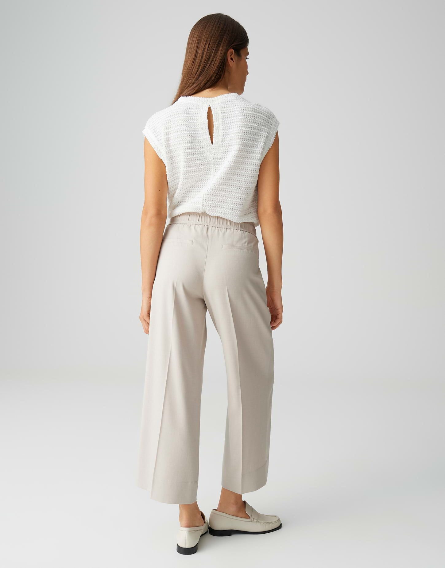 OPUS Culotte Melane breath mit Komfortbund schräge Eingrifftaschen, fließender Fall, weicher Griff, Casual