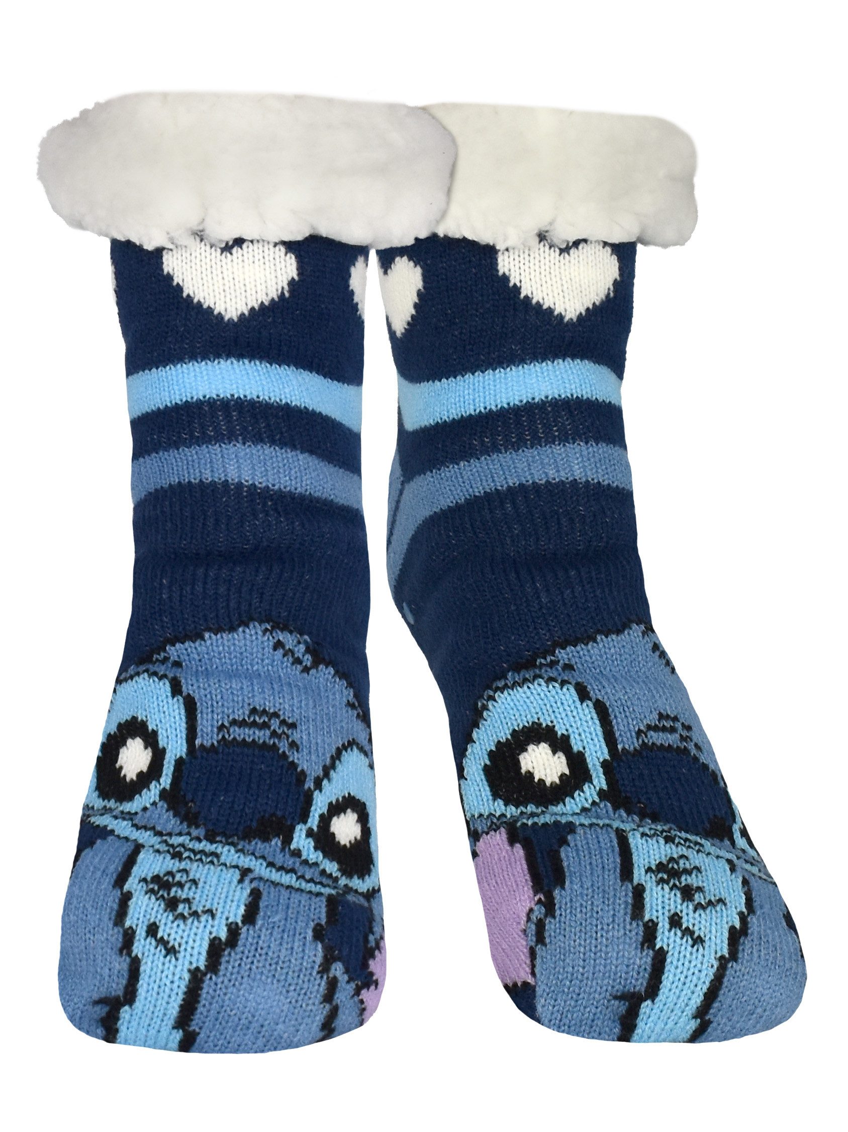 United Labels® Haussocken Disney Lilo & Stitch Hüttensocken Haussocken Kuschelsocken Socken