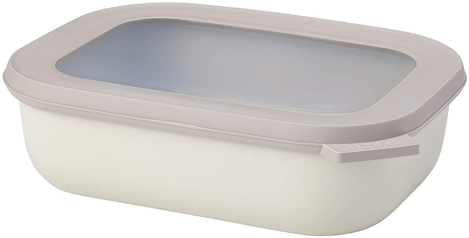 Mepal Ersatzscherkopf Mepal multischüssel cirqula rechteckig 1000 ml - nordic white