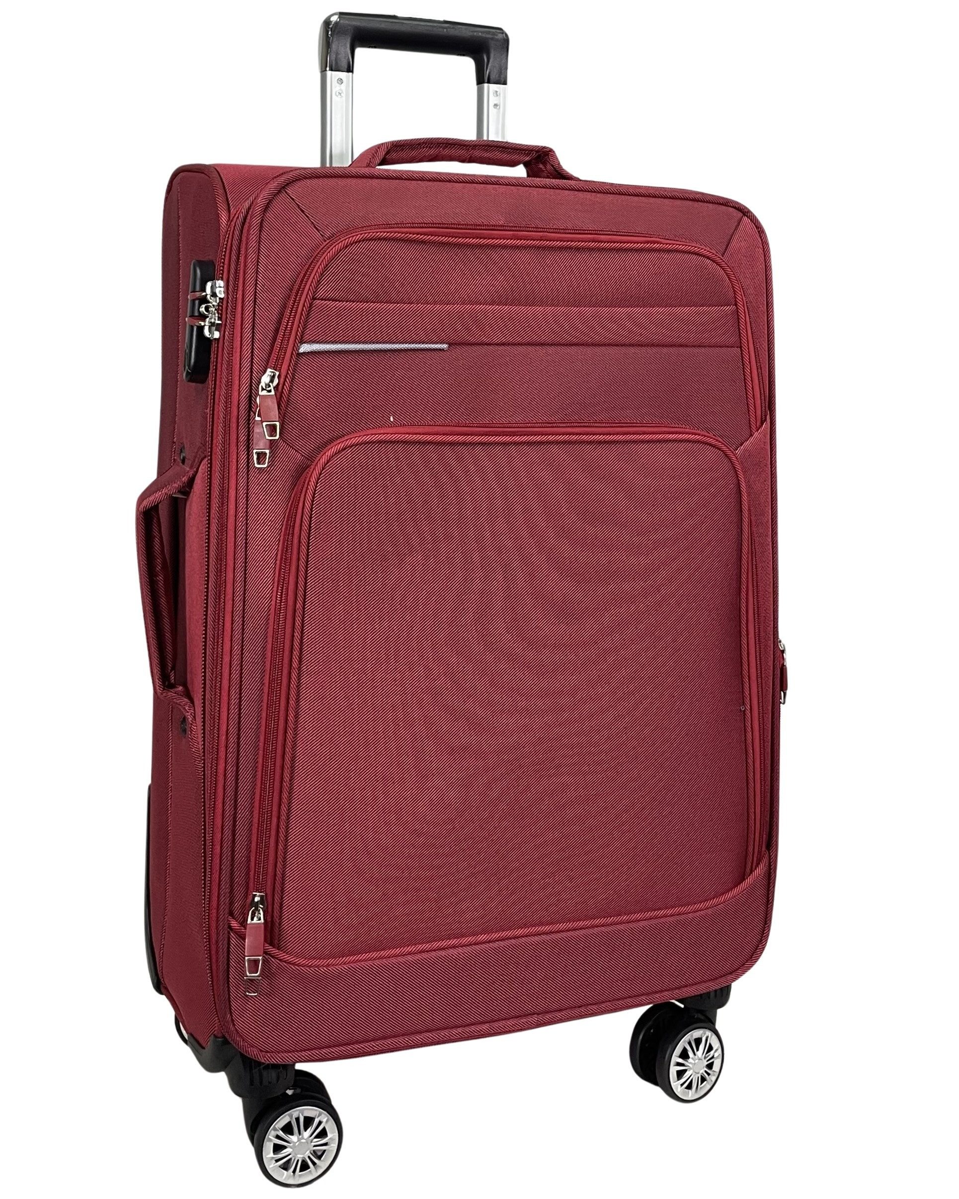 My Travel Bag Koffer 3090 Stoffkoffer 4-Rollen Trolley Reisekoffer Tasche Reisetasche, inkl. Dehnungsfuge und 360° Rolle