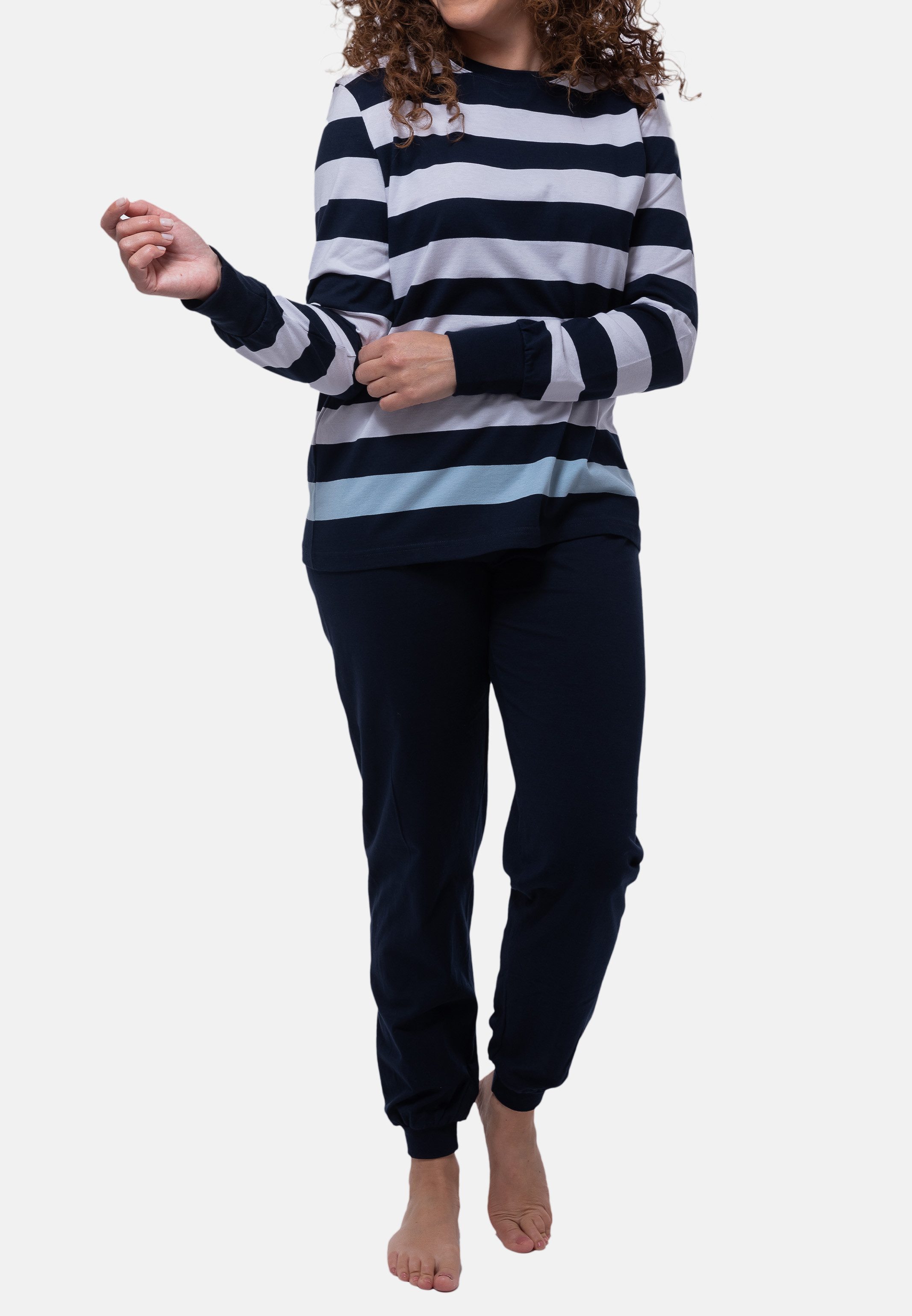 Ammann Pyjama Night & Home (Set, 2 tlg) Schlafanzug - Baumwolle - Atmungsaktiv