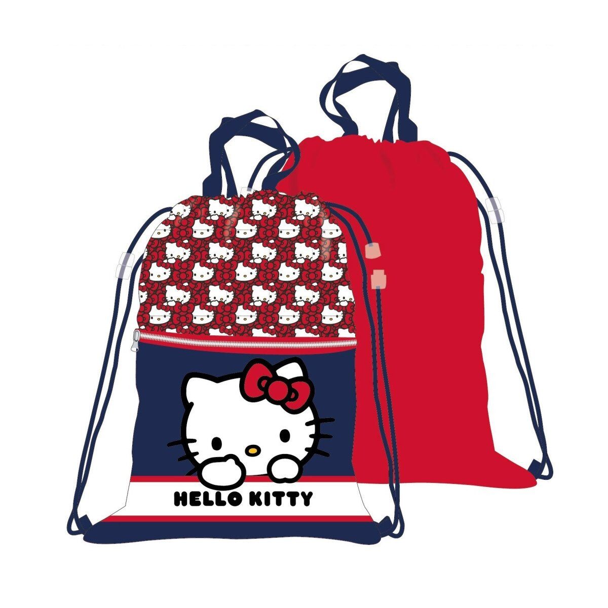 Hello Kitty Turnbeutel Hello Kitty Red Bow Sporttasche 45?cm Tasche für Kinde (1-tlg)