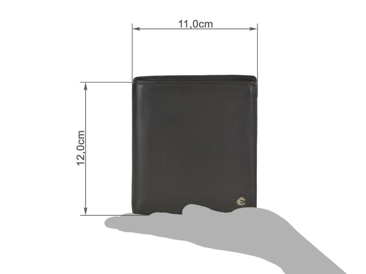 Esquire Geldbörse Harry (oA), Geldbeutel, Herrenbörse, mit RFID Schutz, Leder, 25 Kartenfächer