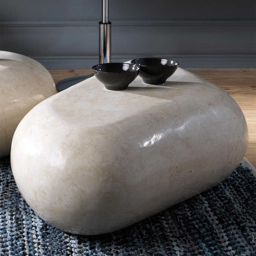 Pharao24 Couchtisch Bremy, mit gebogener Tischplatte günstig online kaufen