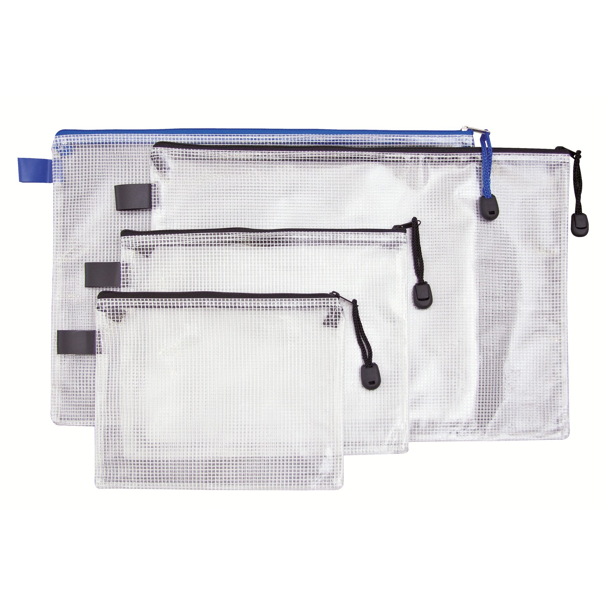 Soennecken Prospekthülle Reißverschlussbeutel DIN A6 PVC schwarz