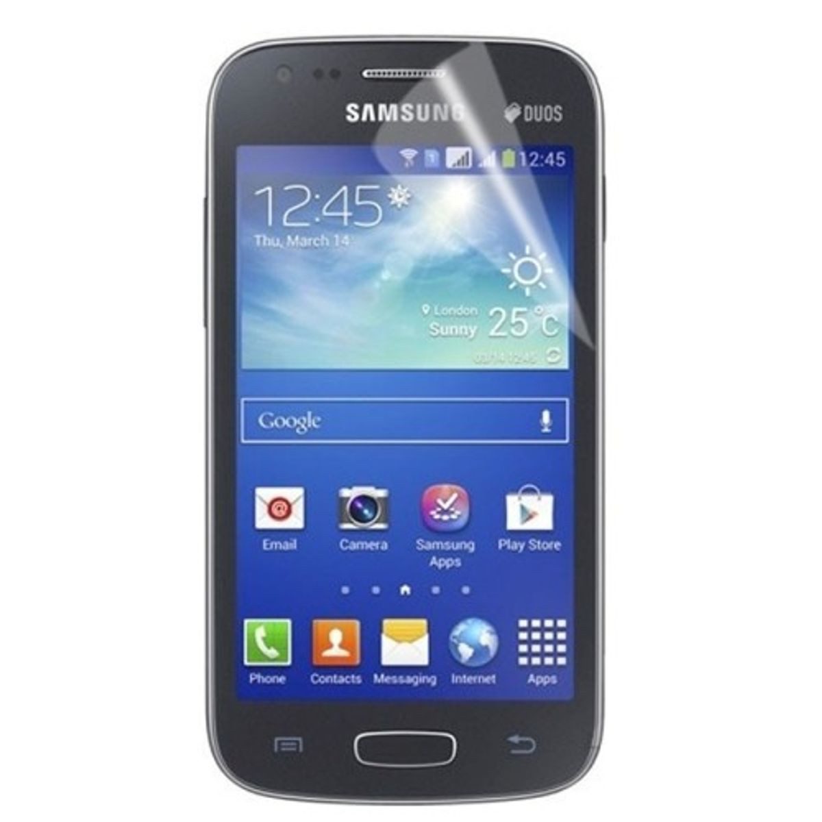 König Design Handyhülle Samsung Galaxy Ace 3 S7272, Samsung Galaxy Ace 3 S7272 Handyhülle Backcover Transparent