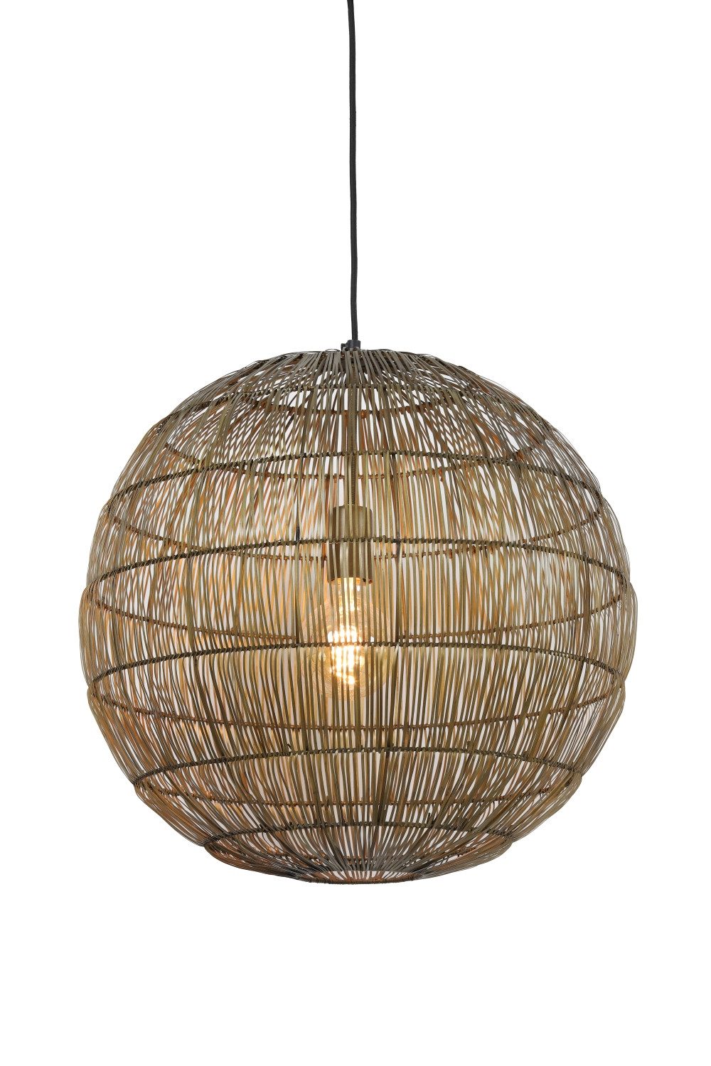 Dirk Davids Leuchten GmbH Hängeleuchten Hängeleuchte Ø50x50 cm SARAH Bronze Gold Hängelampe, ohne Leuchtmittel