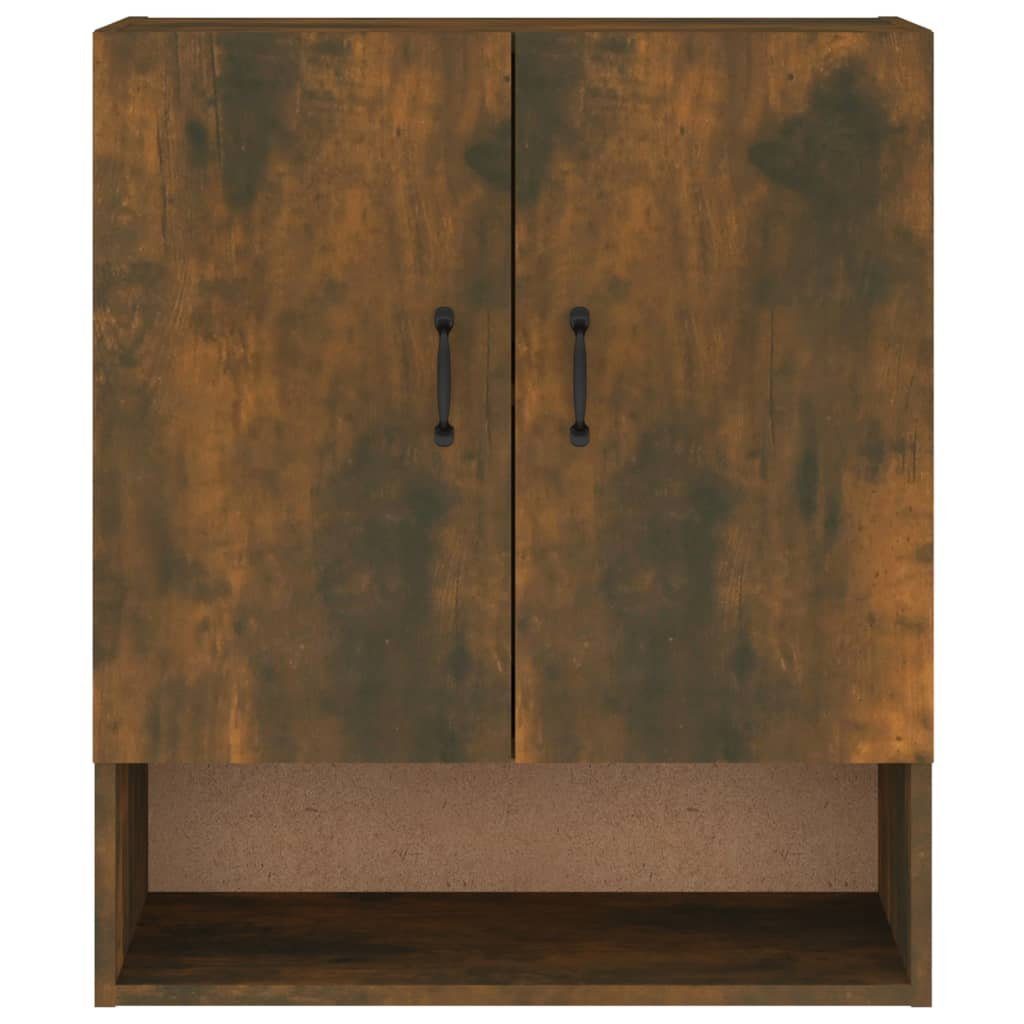 Fächerschrank 60x31x70 vidaXL (1-St) cm Holzwerkstoff Wandschrank Räuchereiche