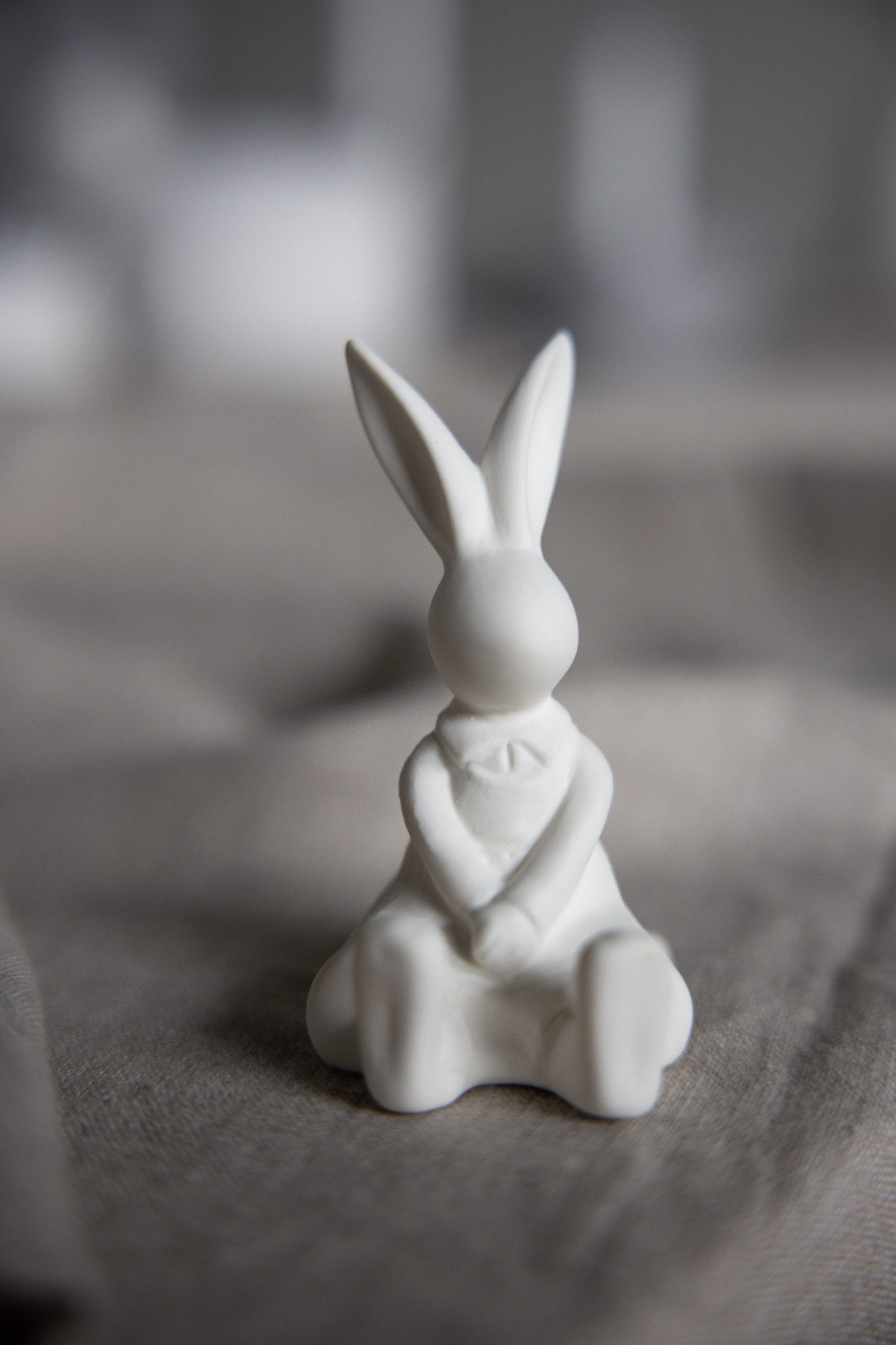 Storefactory Scandinavia Osterhase Hase Sally matt/weiß Keramik