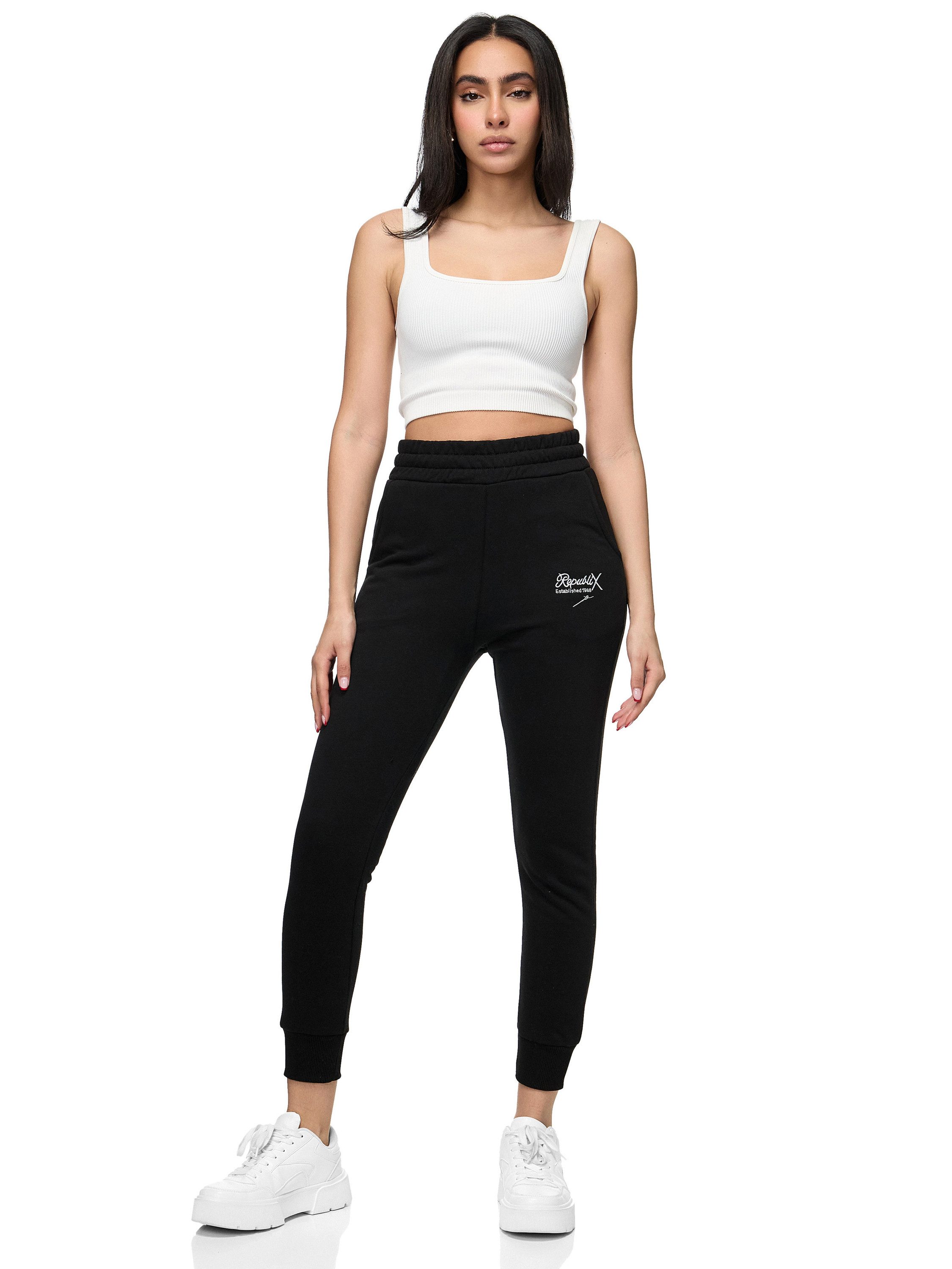 REPUBLIX Jogginghose BREE Damen Jogger Sporthose Jogging Sweat Pants