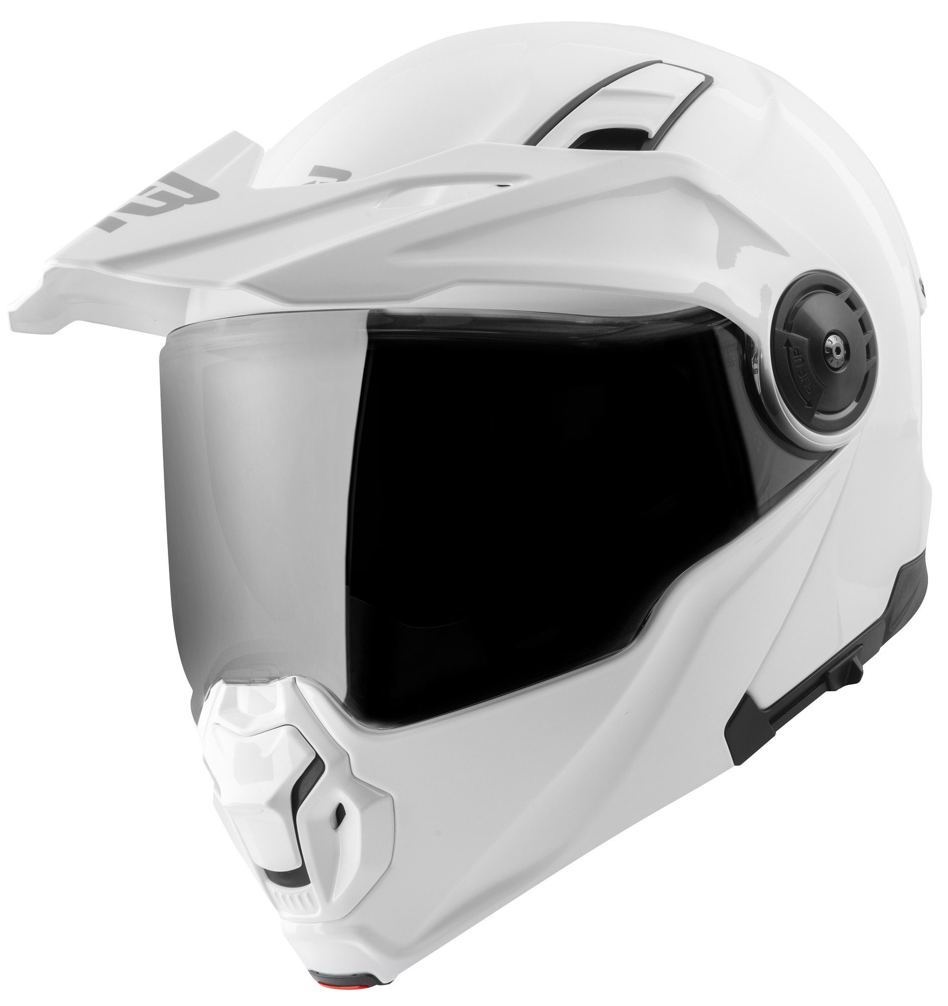 Bogotto Motocrosshelm FG-102 Fiberglass Enduro Klapphelm, vorbereitet für Kommunikationssystem,geeignet für Brillenträger,v