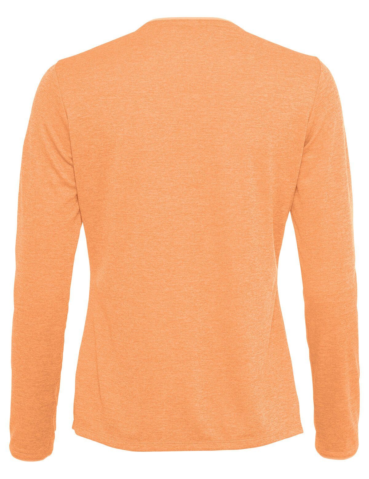 VAUDE T-Shirt Women's Essential LS Knopf orange (1-tlg) Grüner sweet T-Shirt