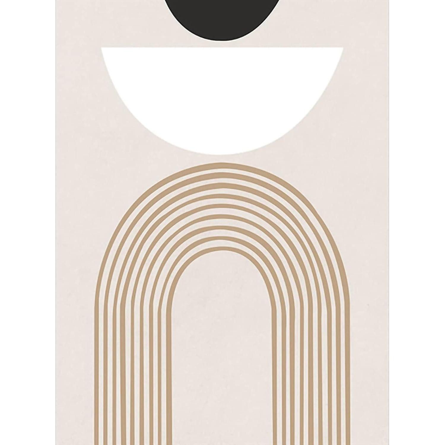 LuxusKollektion Leinwandbild Poster 3er Set Abstrakt Kunst Modern Boho Kunstdruck 50x70cm Beige, (1 St) – Bild 5 von 5