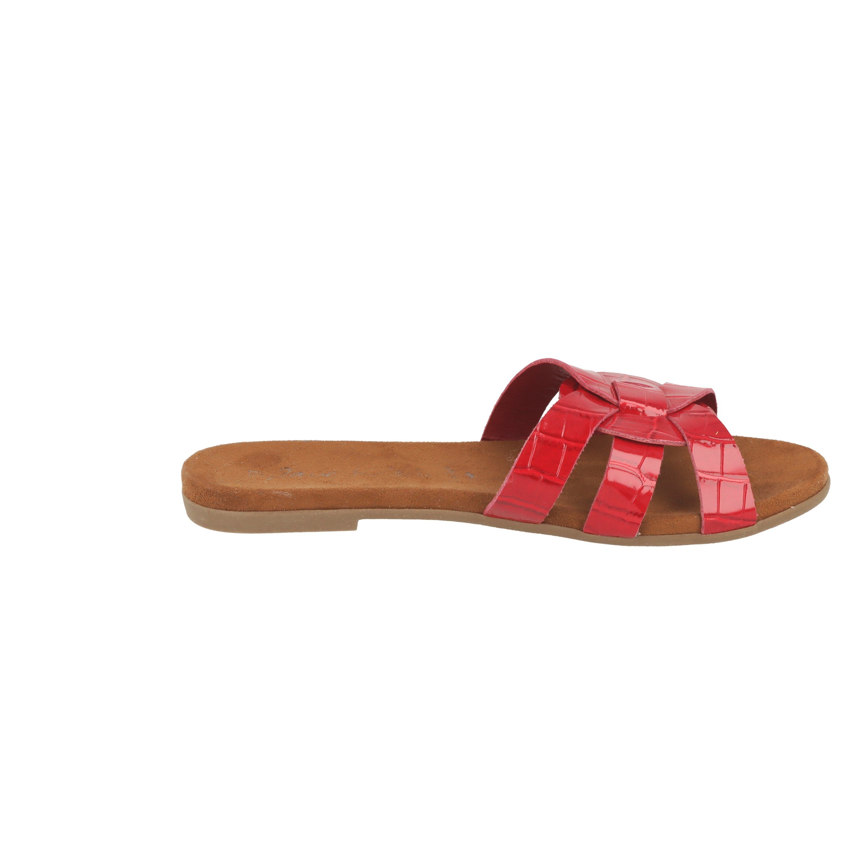 mit Sommer Jane Damen Absatz modische Klain Pantolette Slipper Red 271-464