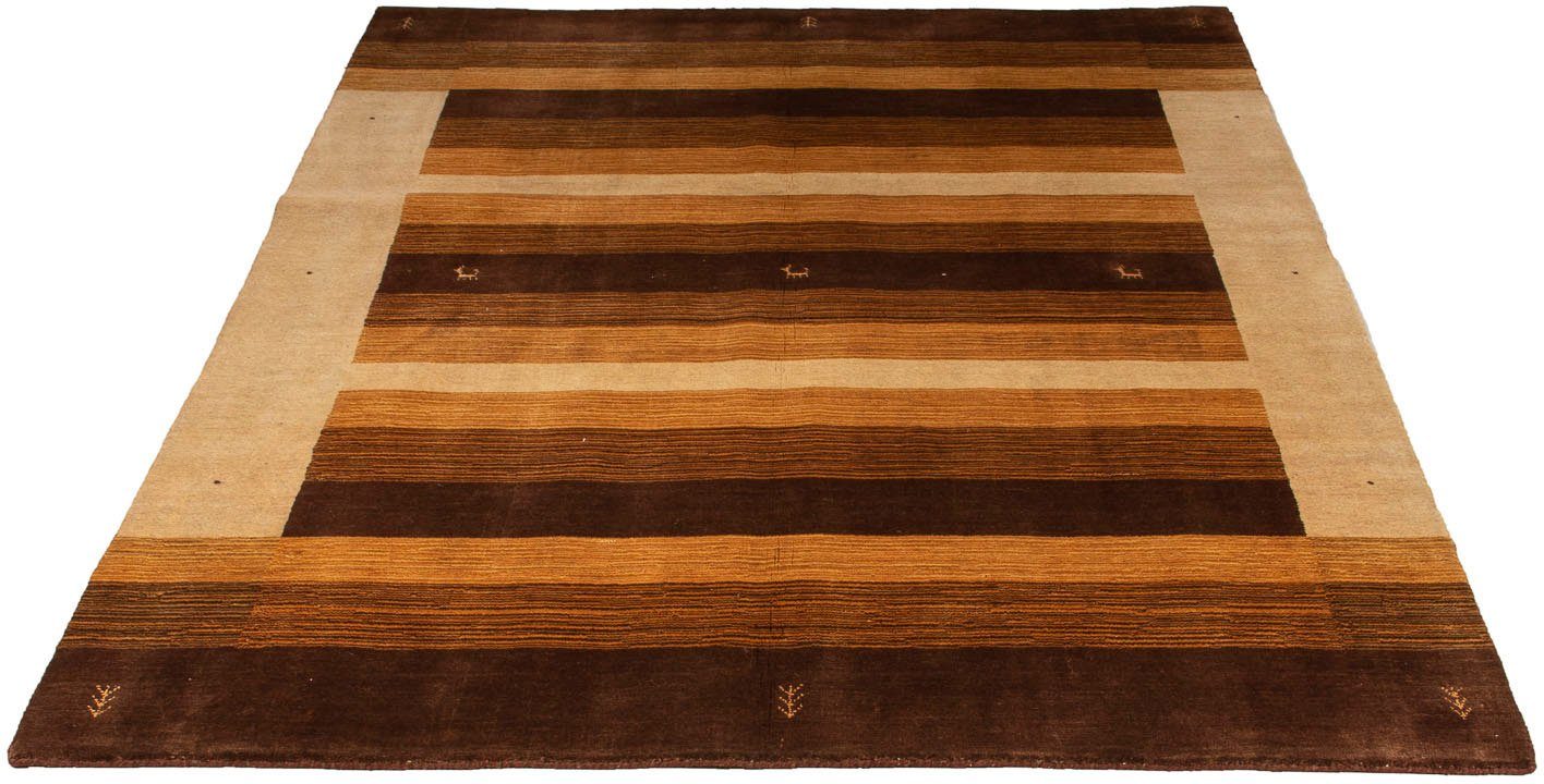 Wollteppich Gabbeh - Softy - 200 x 147 cm - mehrfarbig, morgenland, rechteckig, Höhe: 16 mm, Wohnzimmer, Einzelstück