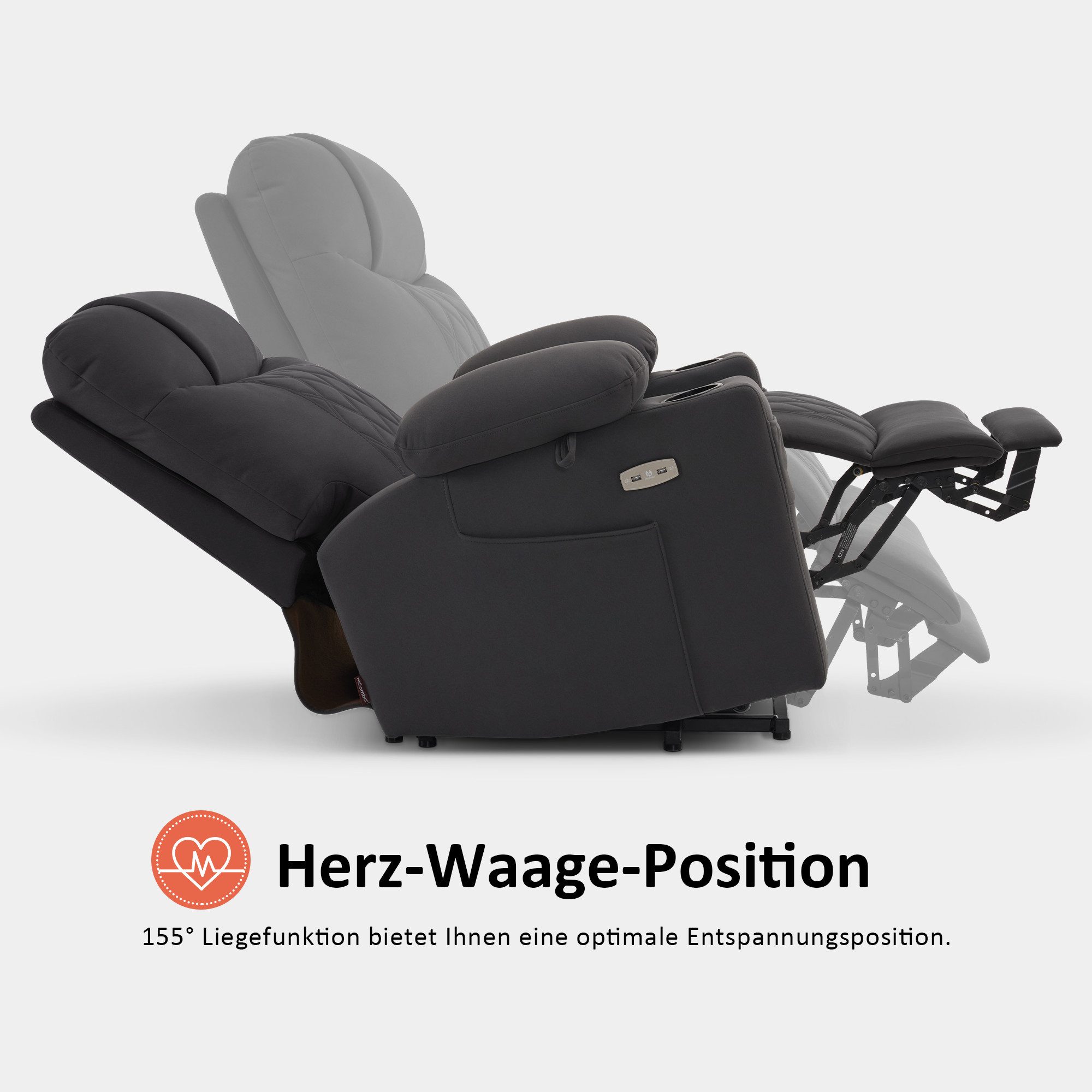 MCombo Relaxsessel M MCombo Fernsehsessel mit Aufstehhilfe Elektrisch, Rela günstig online kaufen