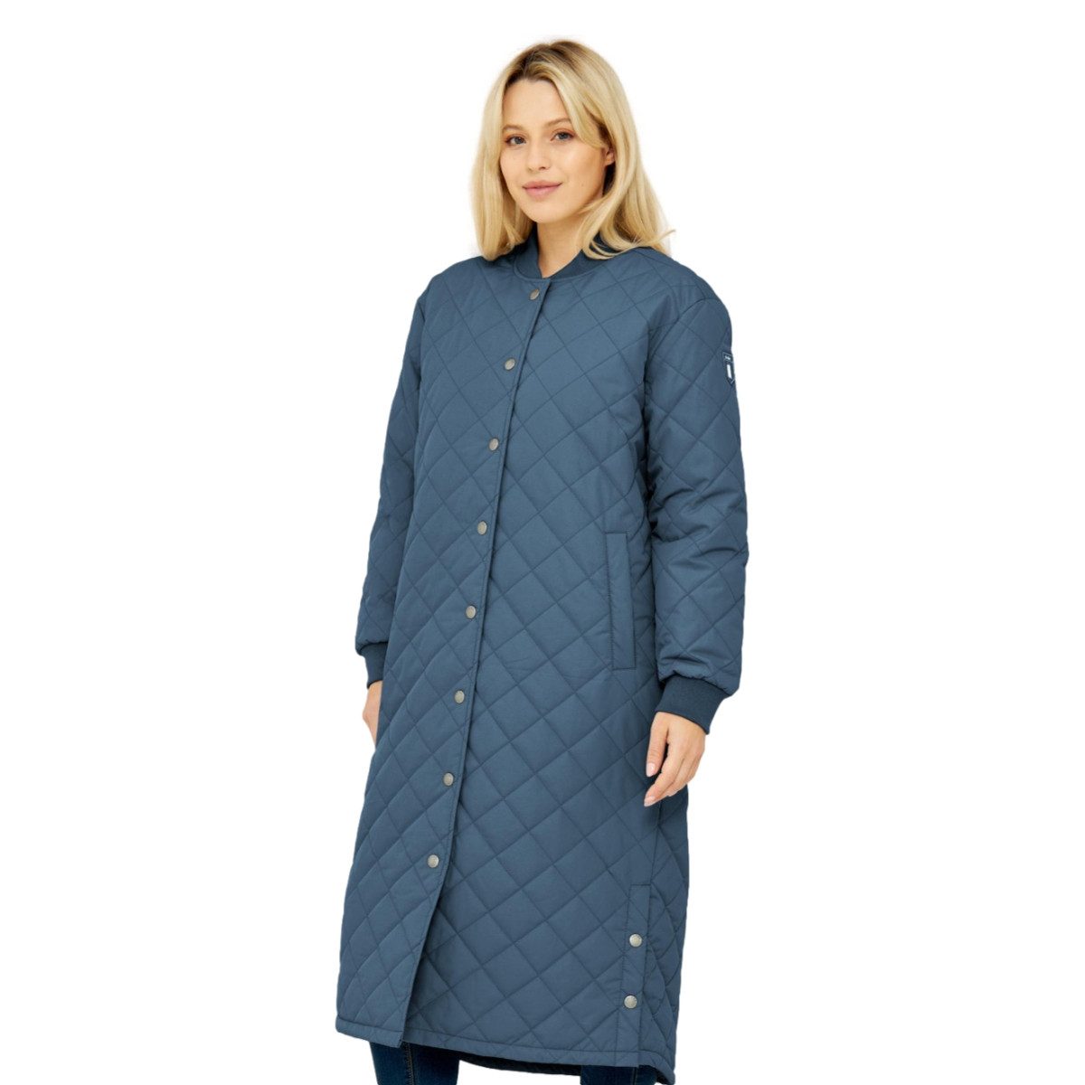 Derbe Funktionsparka Derbe Quiltby Long Cozy - Damen Mantel günstig online kaufen