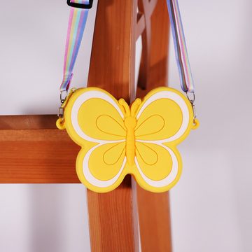 OGI MOGI TOYS Kindergartentasche Ogi Mogi Toys Silikon Gelbe Schmetterling Umhängetasche (1-tlg)