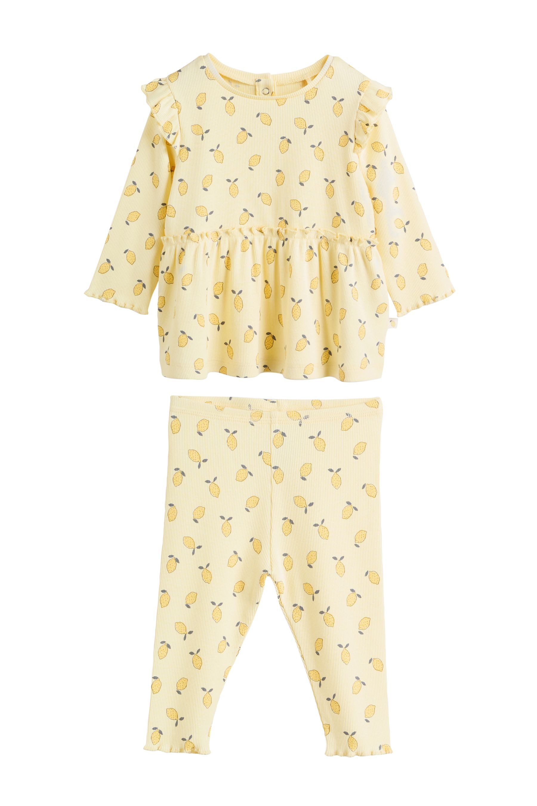 Next Shirt & Leggings Langärmeliges Babyoberteil und Leggings, Set (2-tlg)
