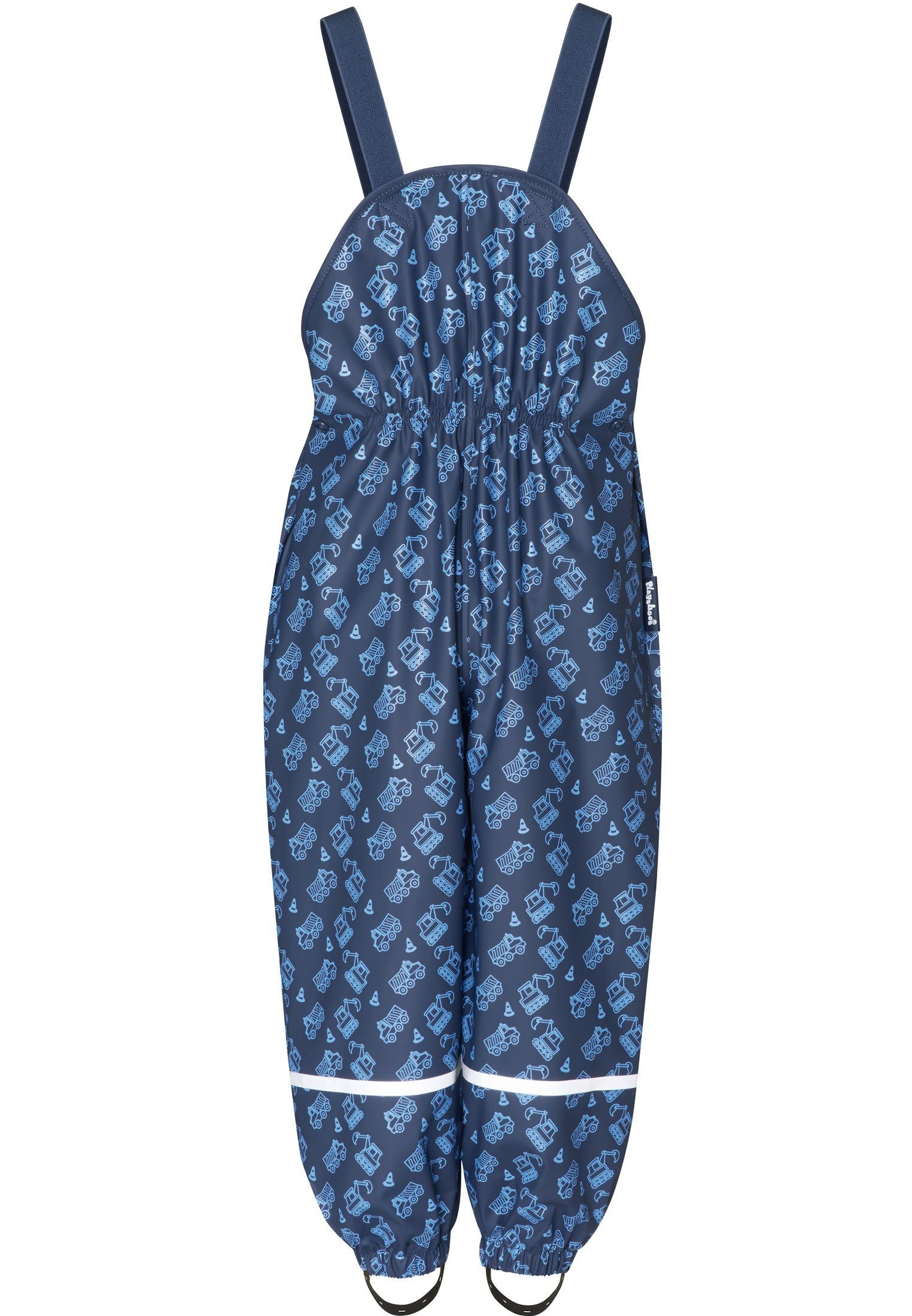 Playshoes Regenhose Regenlatzhose mit Baustelle allover