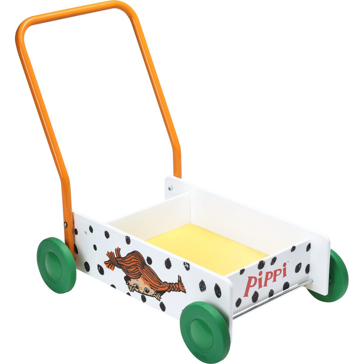 Pippi Langstrumpf Lauflernwagen Pippi Langstrumpf Unisex Kinder, (1-tlg), Laufwagen, Lauflernhilfe, Babywalker, Lernspielzeug, Holzspielzeug