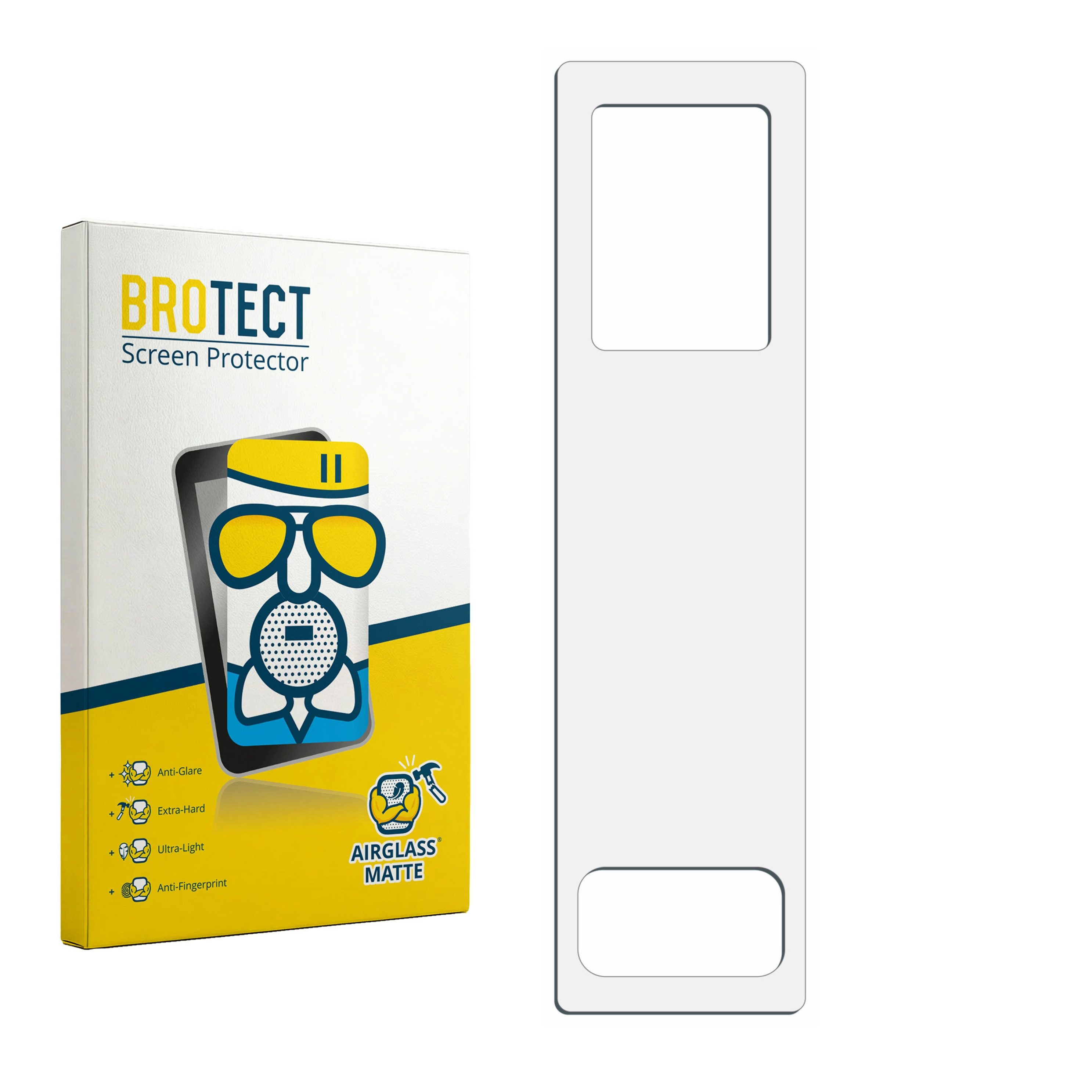 BROTECT Displayschutzglas Folie für GeekVape Aegis Legend 5, Schutzfolie Glas Panzer Display Schutz matt