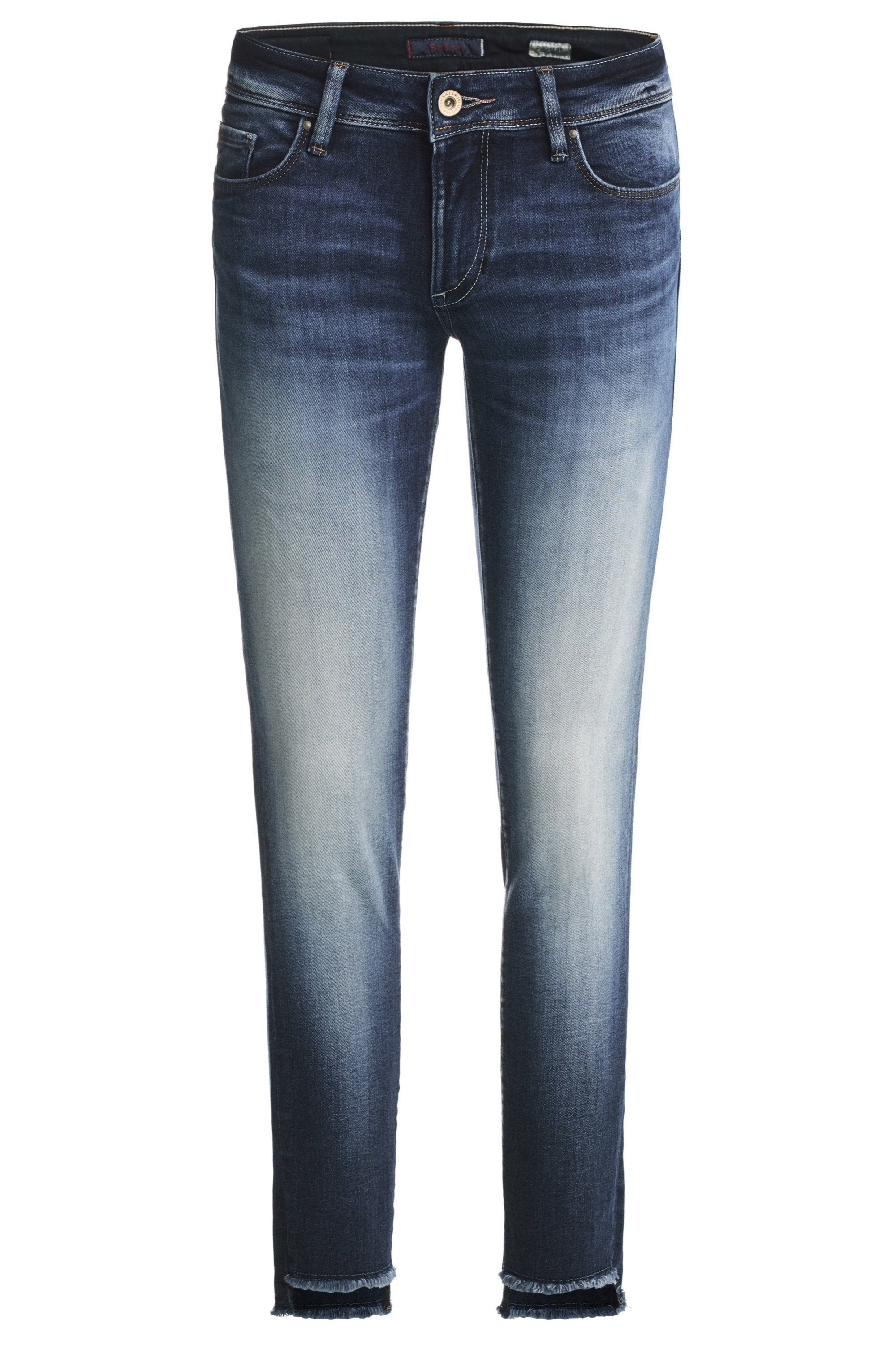 UP JEANS premium PUSH CAPRI blue Stretch-Jeans SALSA waschung 120169.8504 WONDER Salsa