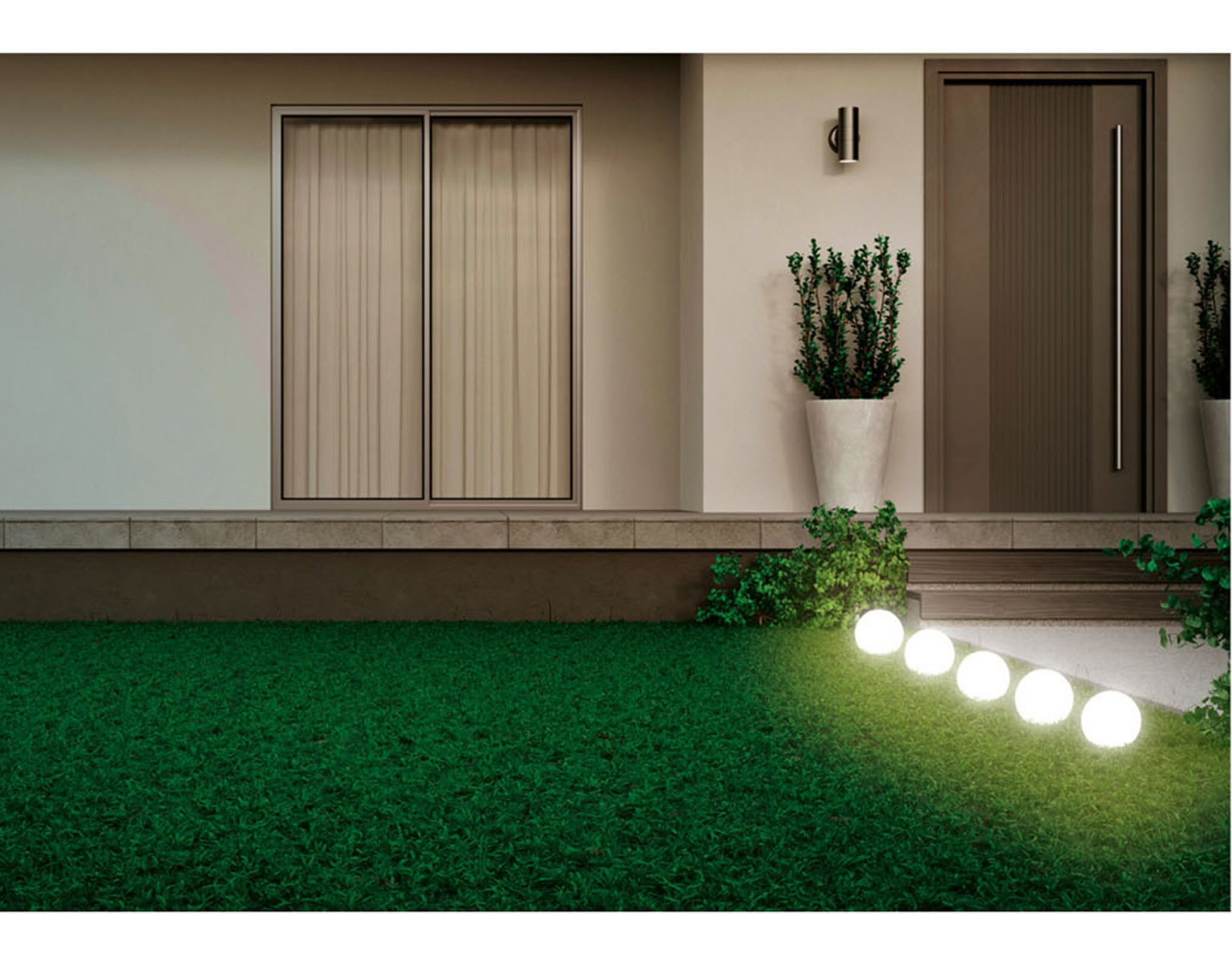 Livarno home Gartenleuchte Livarno home LED-Bodenlichterkette 5er dimmbar Z günstig online kaufen