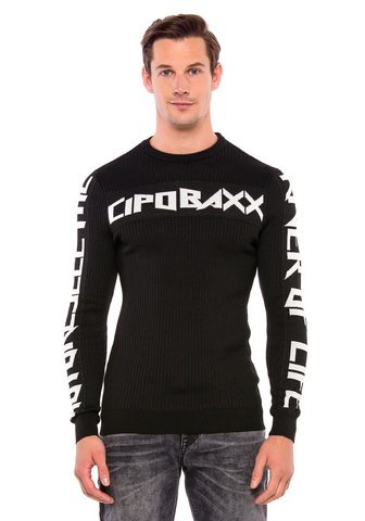 Cipo & Baxx Cipo & Baxx Megztinis su coolem Print