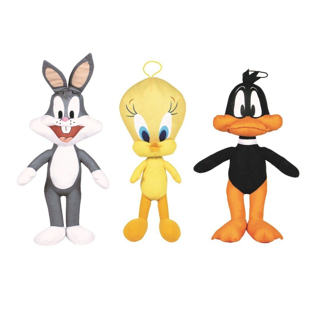Tinisu Kuscheltier Looney Tunes 20 cm Kuscheltier - Bugs Bunny, Daffy Duck, Tweety