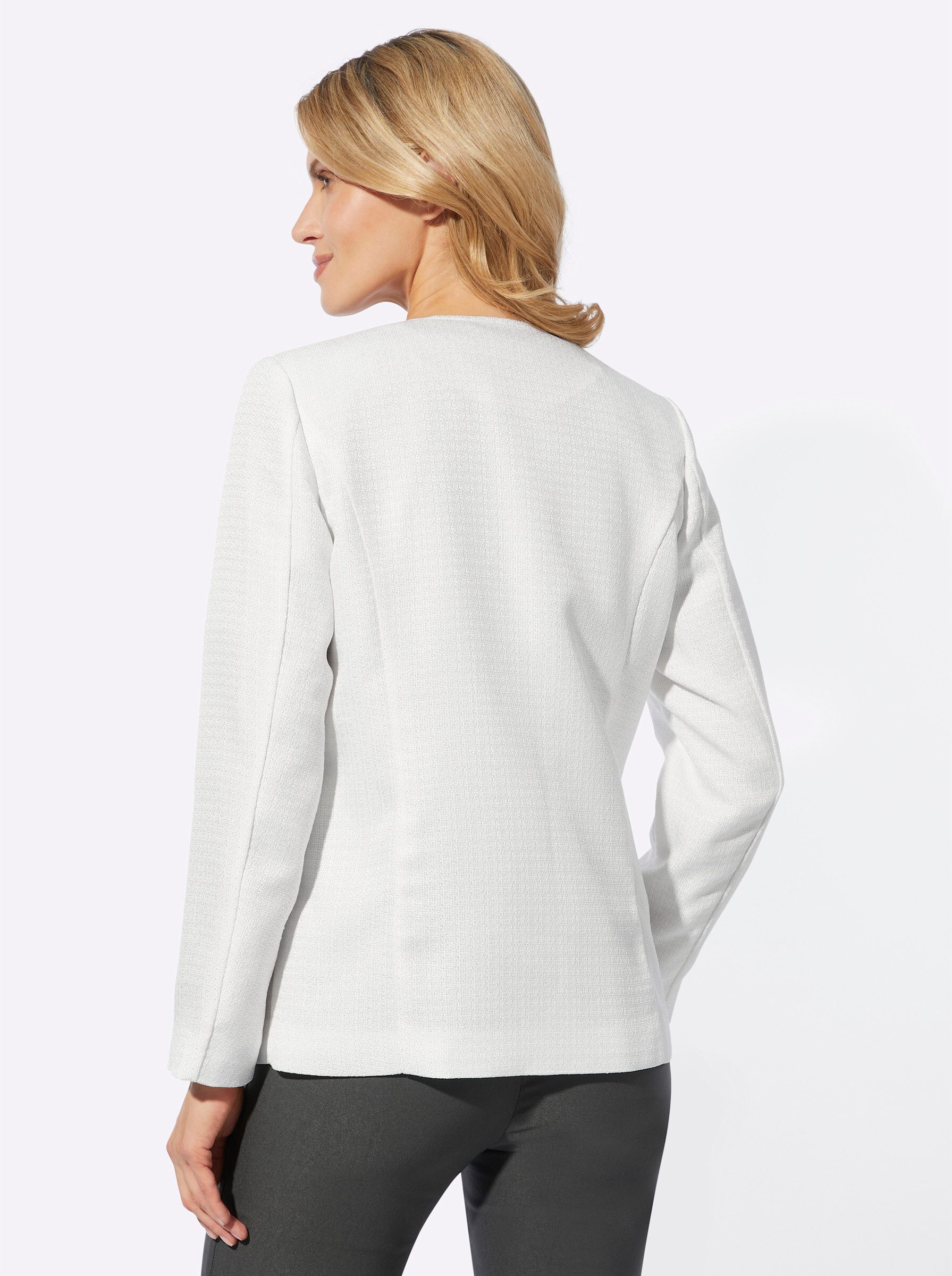 Sieh an! Blusenblazer Bouclé-Blazer günstig online kaufen