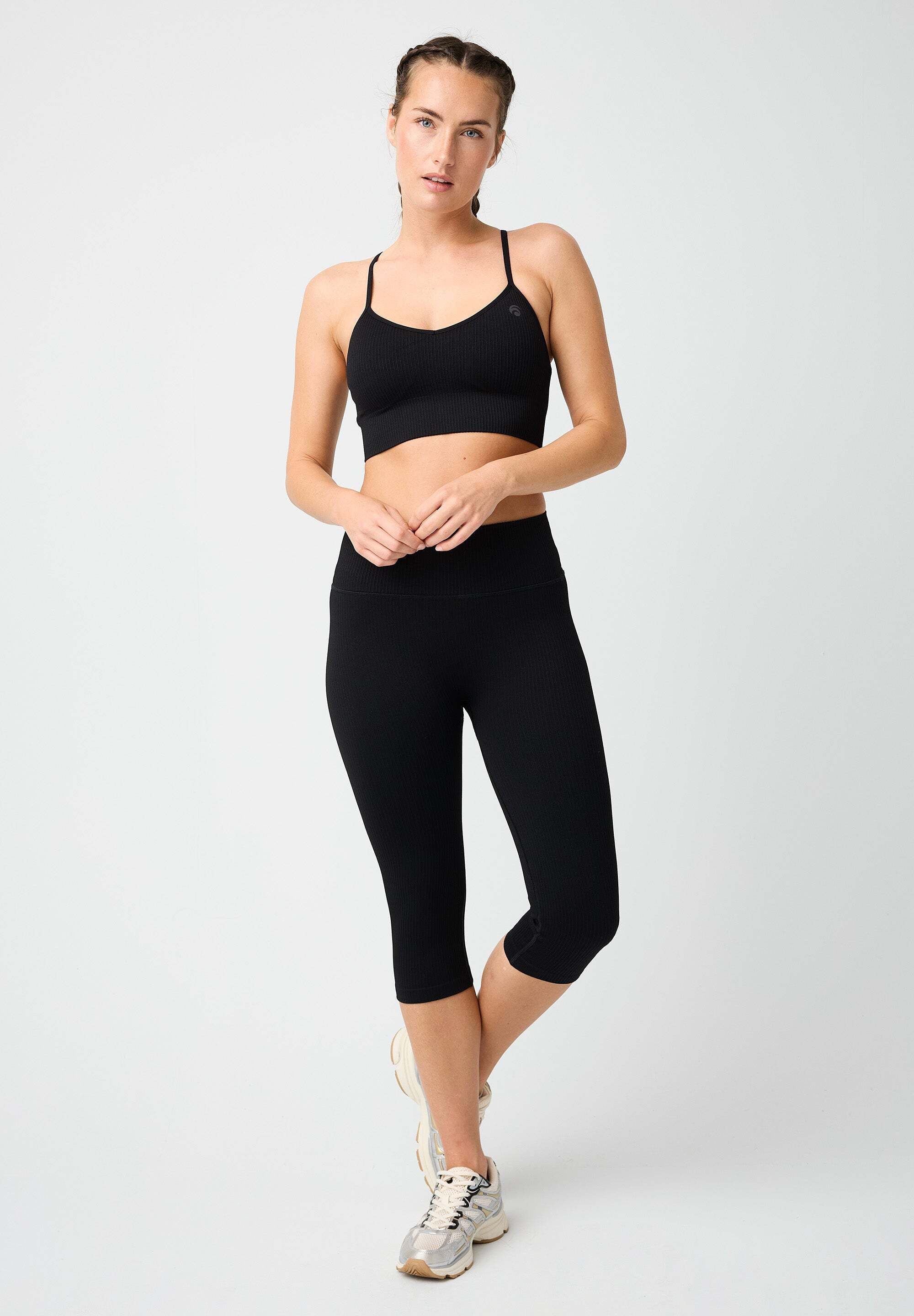 OCEANSAPART Caprihose Maya mit High-Waist-Bund